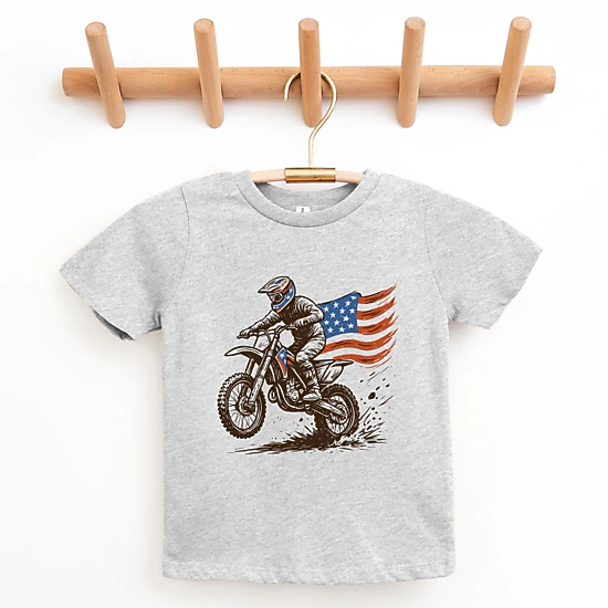 The Juniper Shop - Dirtbike America - Youth Short Sleeve Graphic T-Shirt