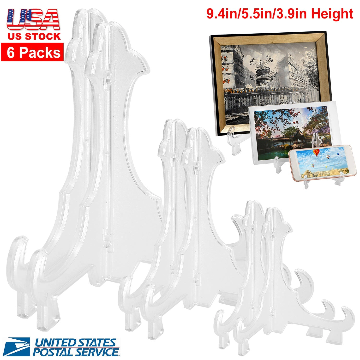GBruno 6-Piece Display Easel Stand Set
