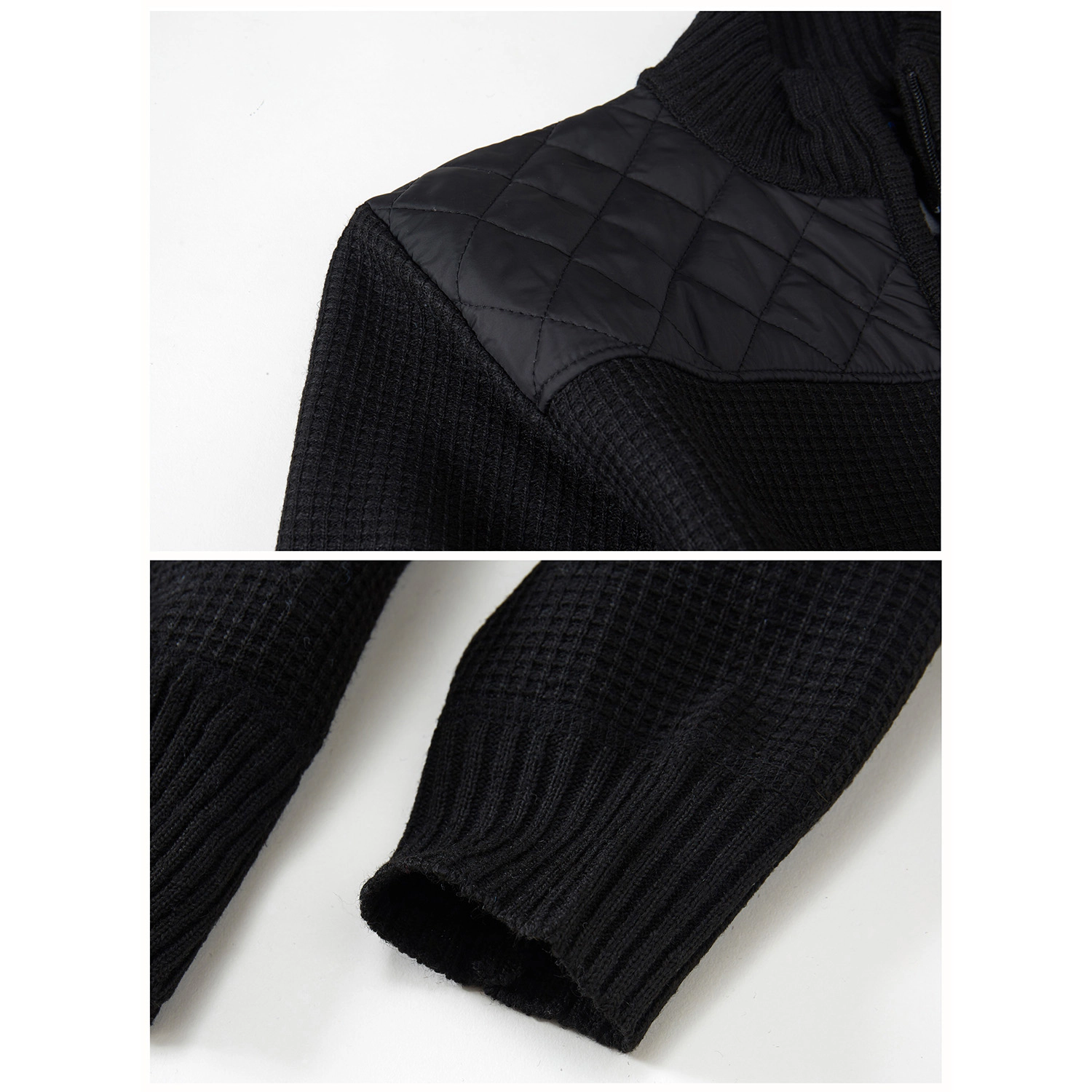 Gioberti Boy's Knitted Full Zip Cardigan Sweater With Soft Brushed Flannel Lining