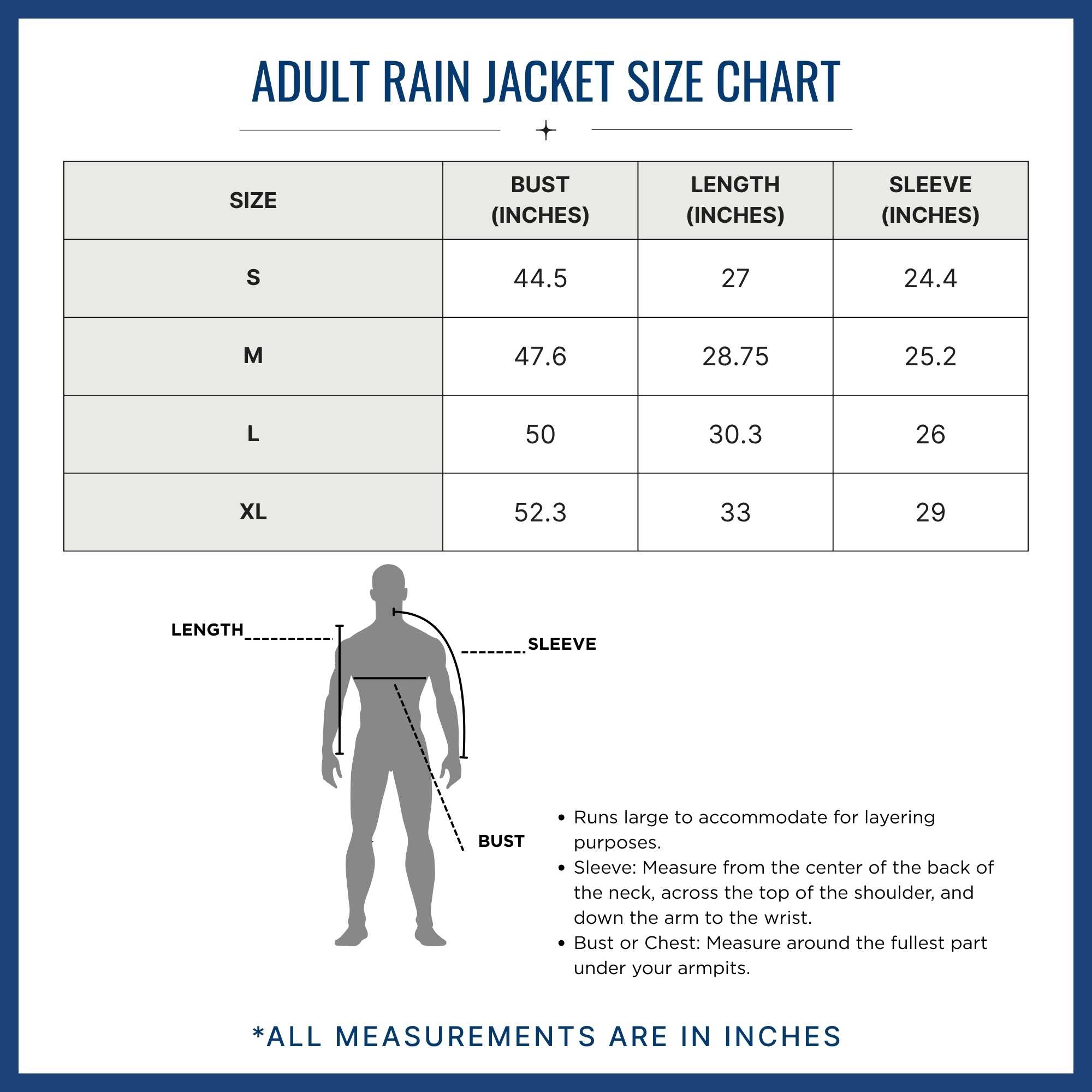 CTM Adult Reusable Water Resistant Rain Jacket with Hood and Pockets