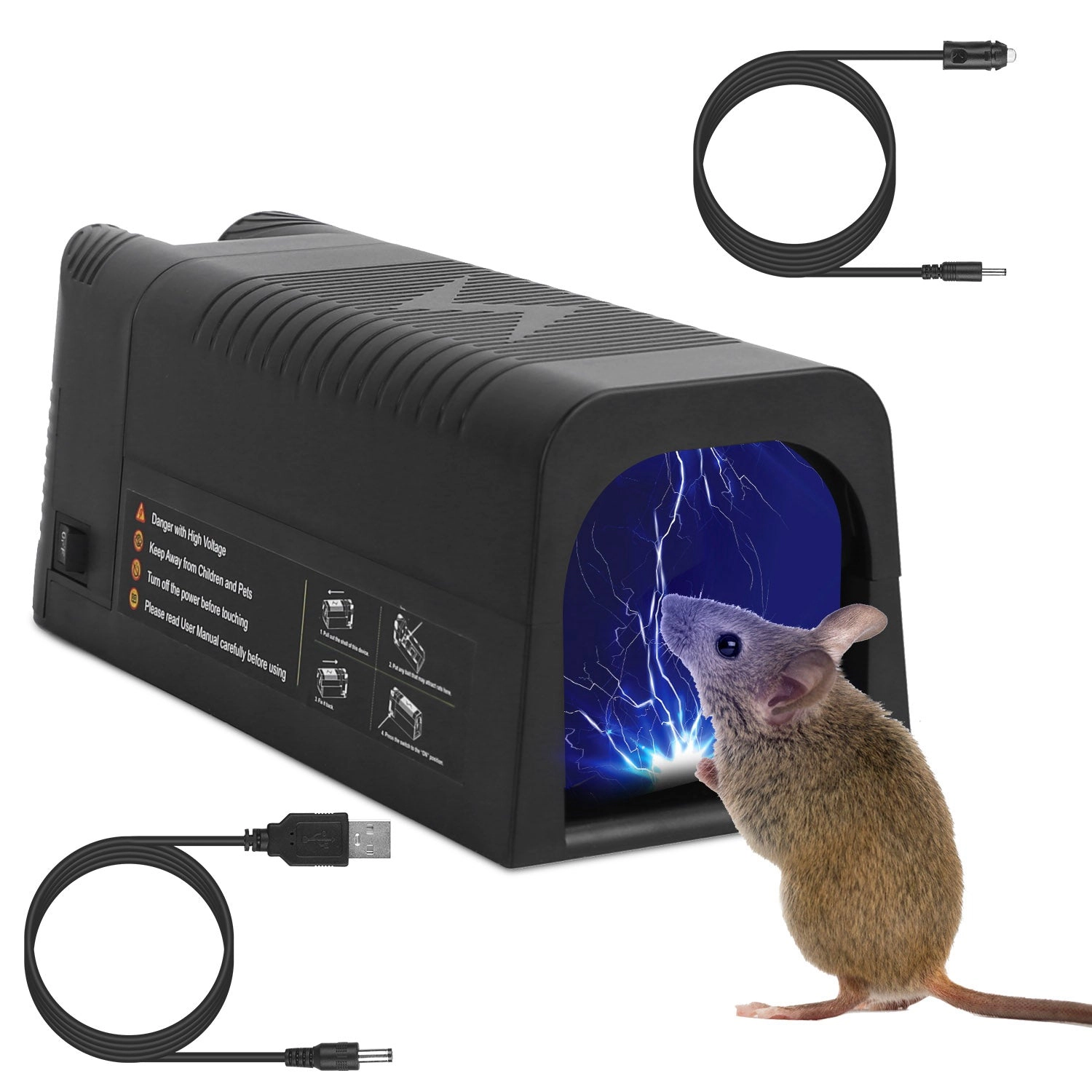 GBruno Rechargeable Electric Rat Trap