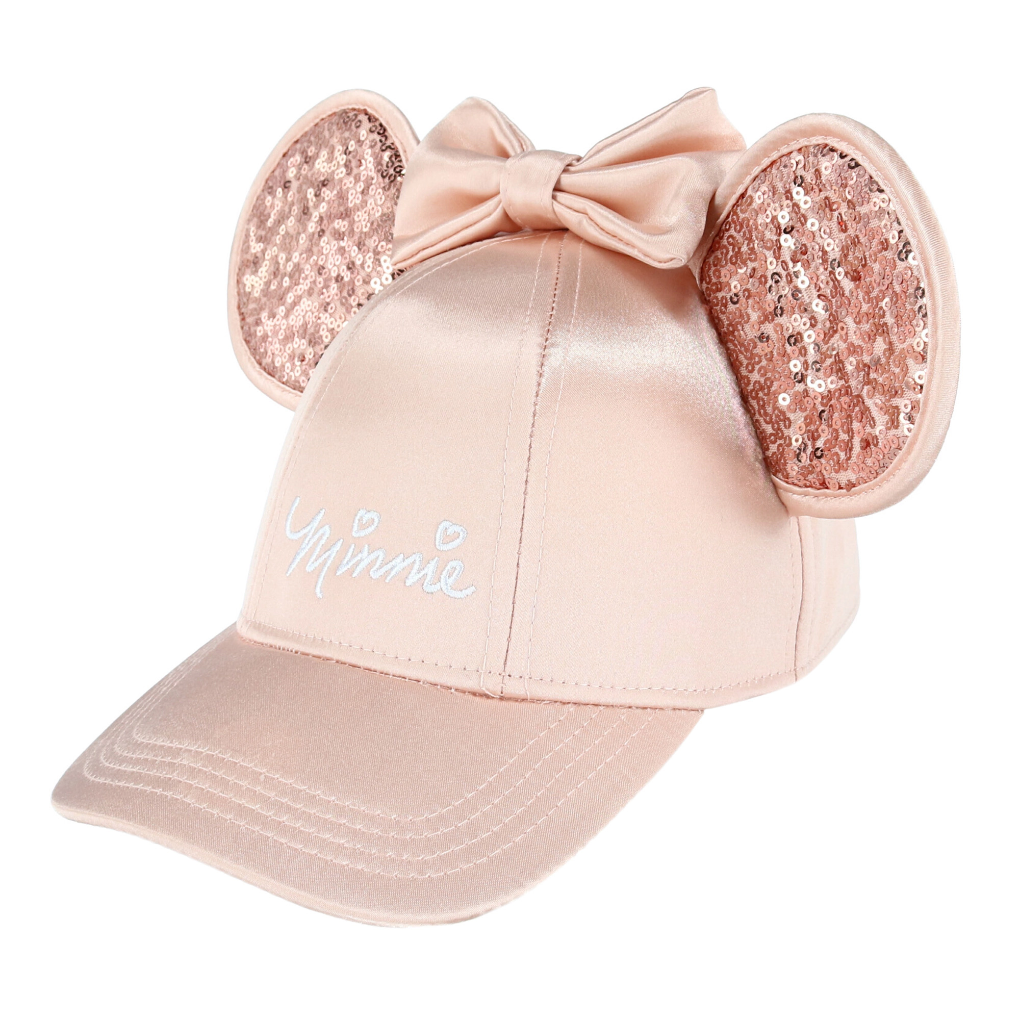 Jerry Leigh Disney Women's Minnie Mouse Baseball Cap with 3D Bling Ears