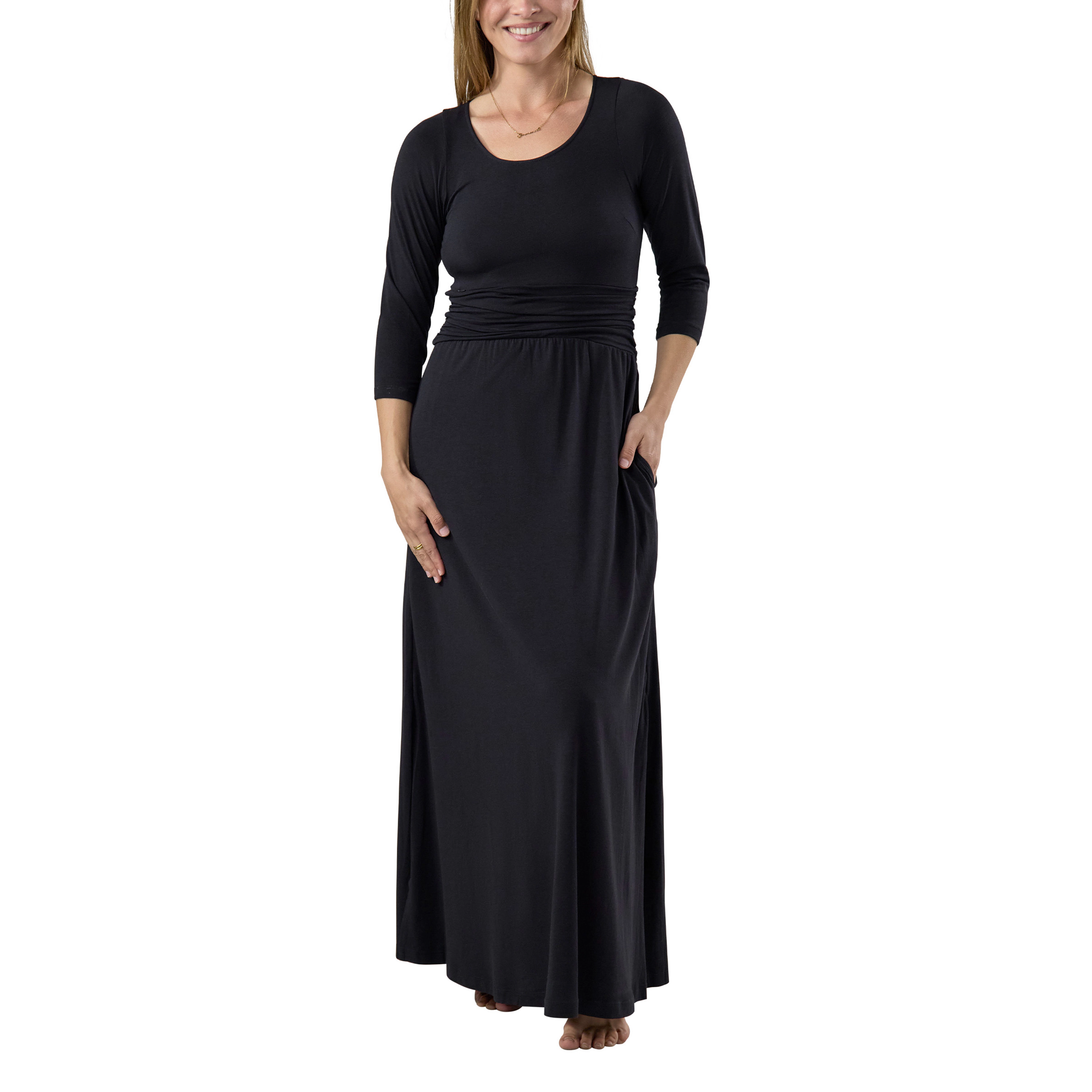 UV Skinz Women's Scoop Neck Maxi Dress