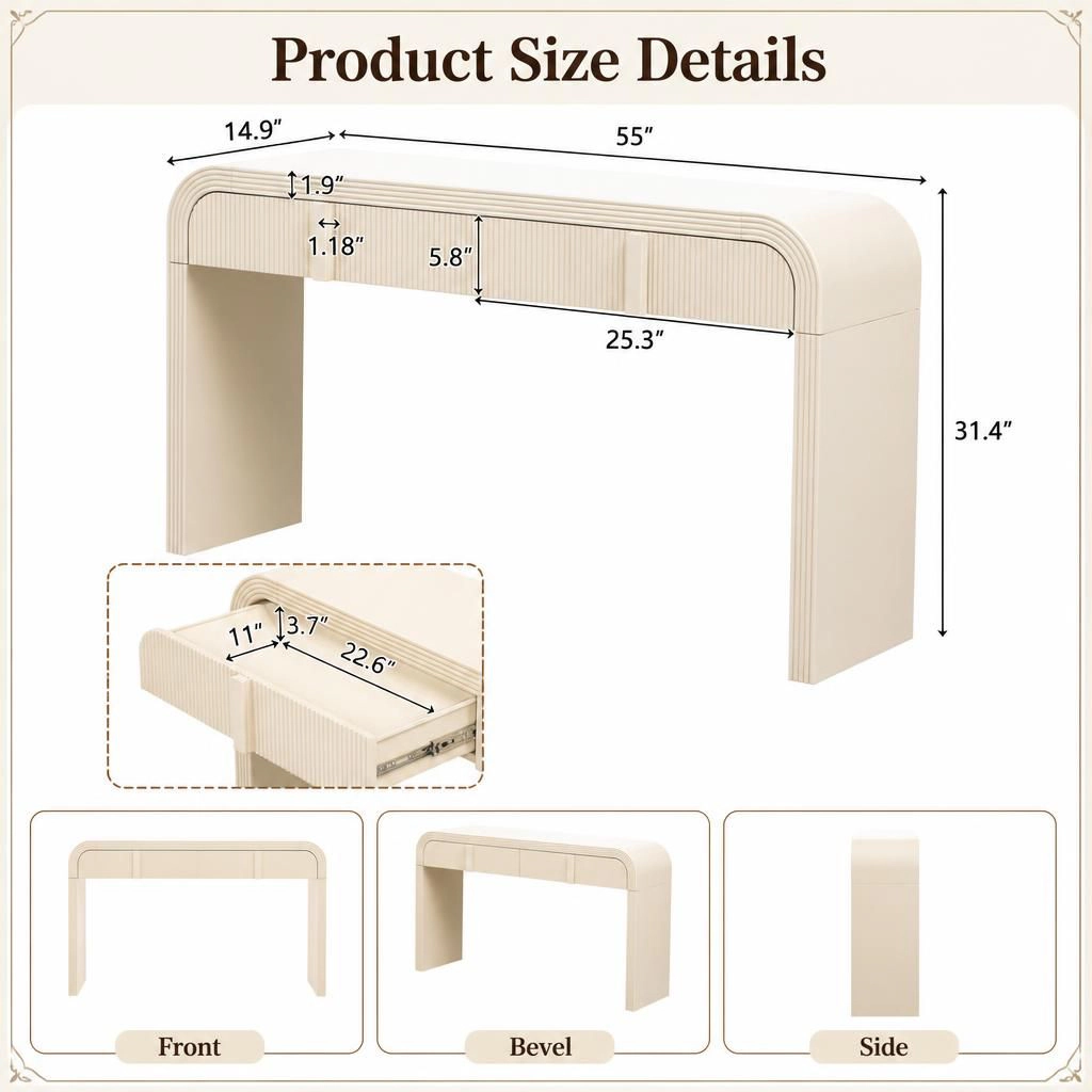 GOODSILO Slim Narrow Multipurpose Console Table