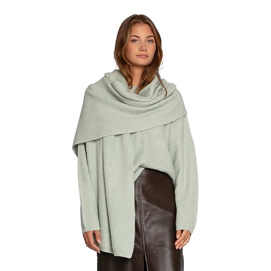 Belle & Bloom Wrap Me Up Scarf Sweater