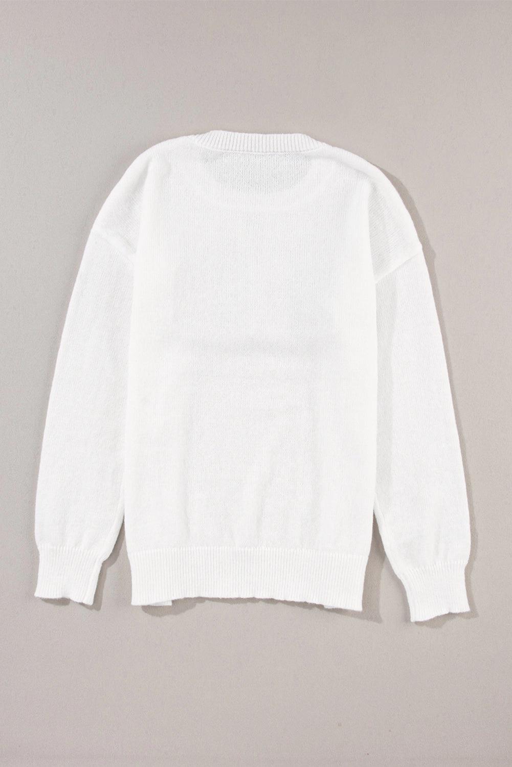 Threaded Pear Women's Robin Glitter Print Casual Sweater
