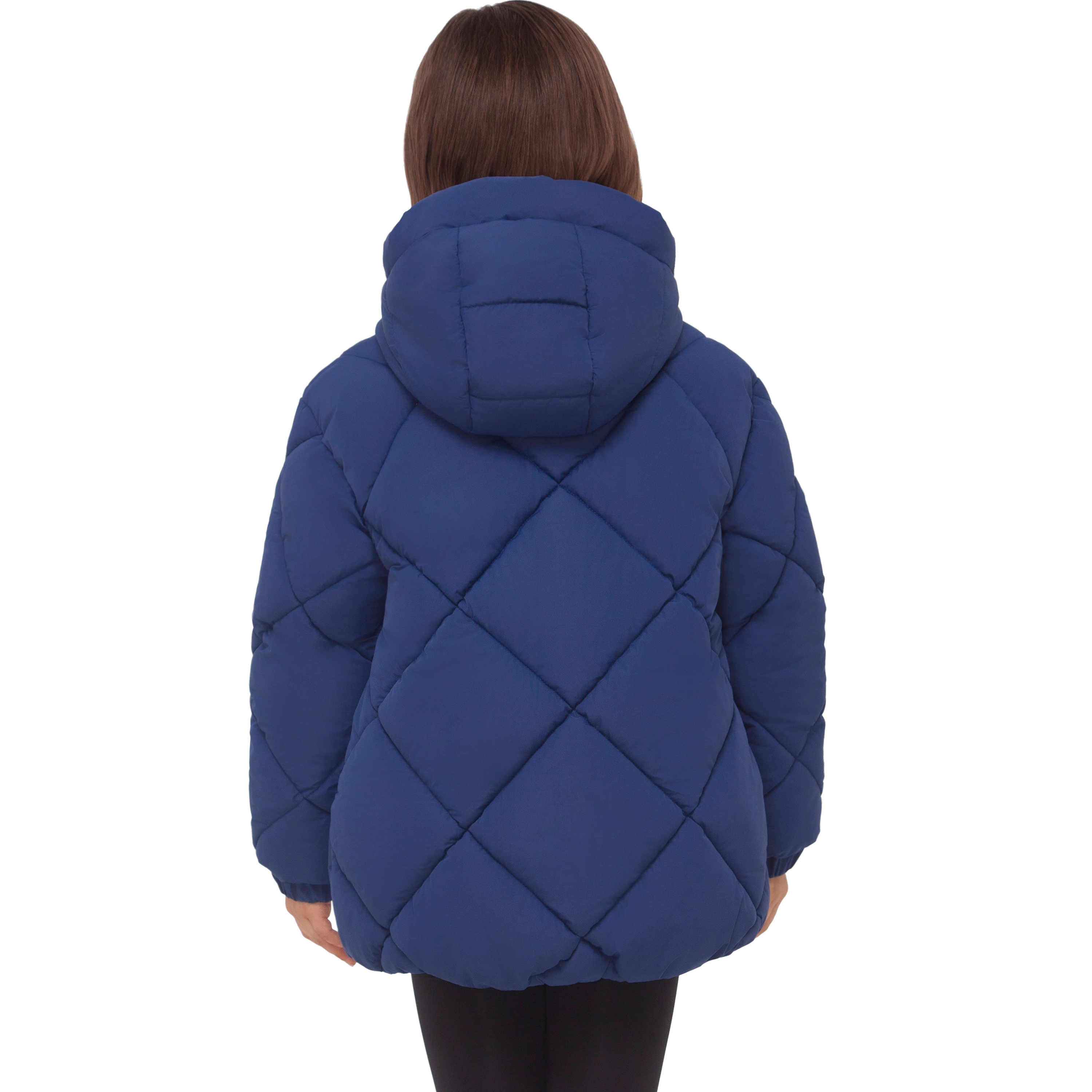 Rokka&Rolla Little & Big Kid Girls Charlotte Diamond Quilted Hooded Puffer Jacket