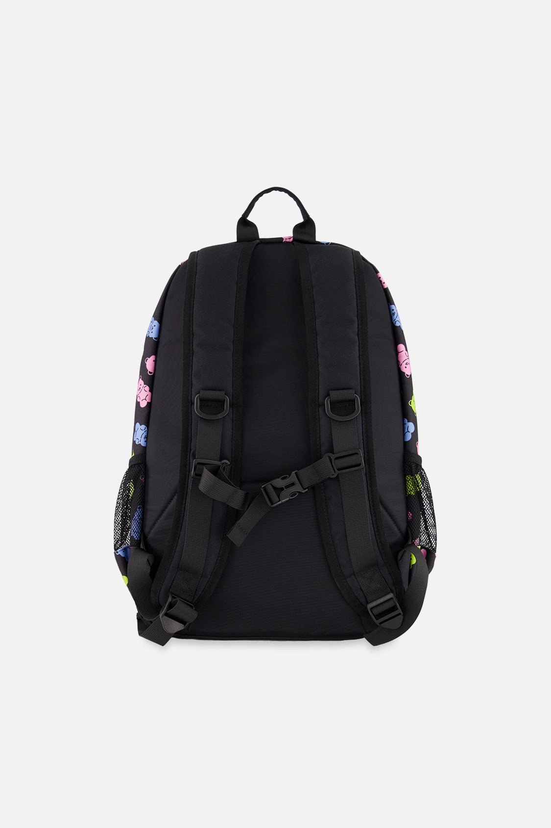 Deux par Deux Girls Gummy Bear Print Two-Compartment Backpack with Padded Laptop Sleeve