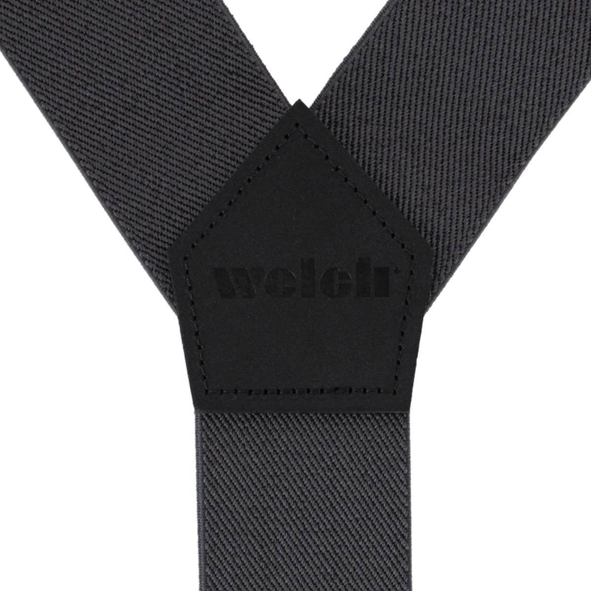 Welch Men's 2 Inch Elastic Y-Back Clip End Suspenders
