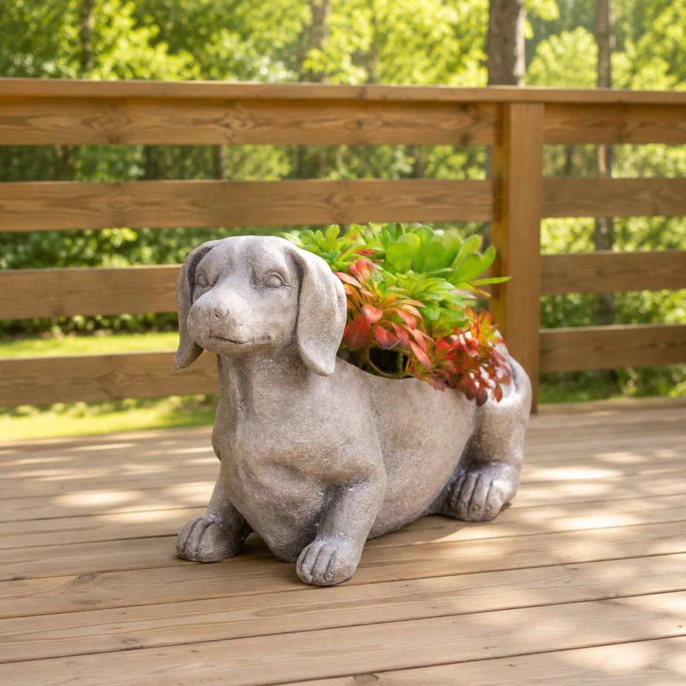 WOW PIONEER Durable Rectangular Outdoor Planter