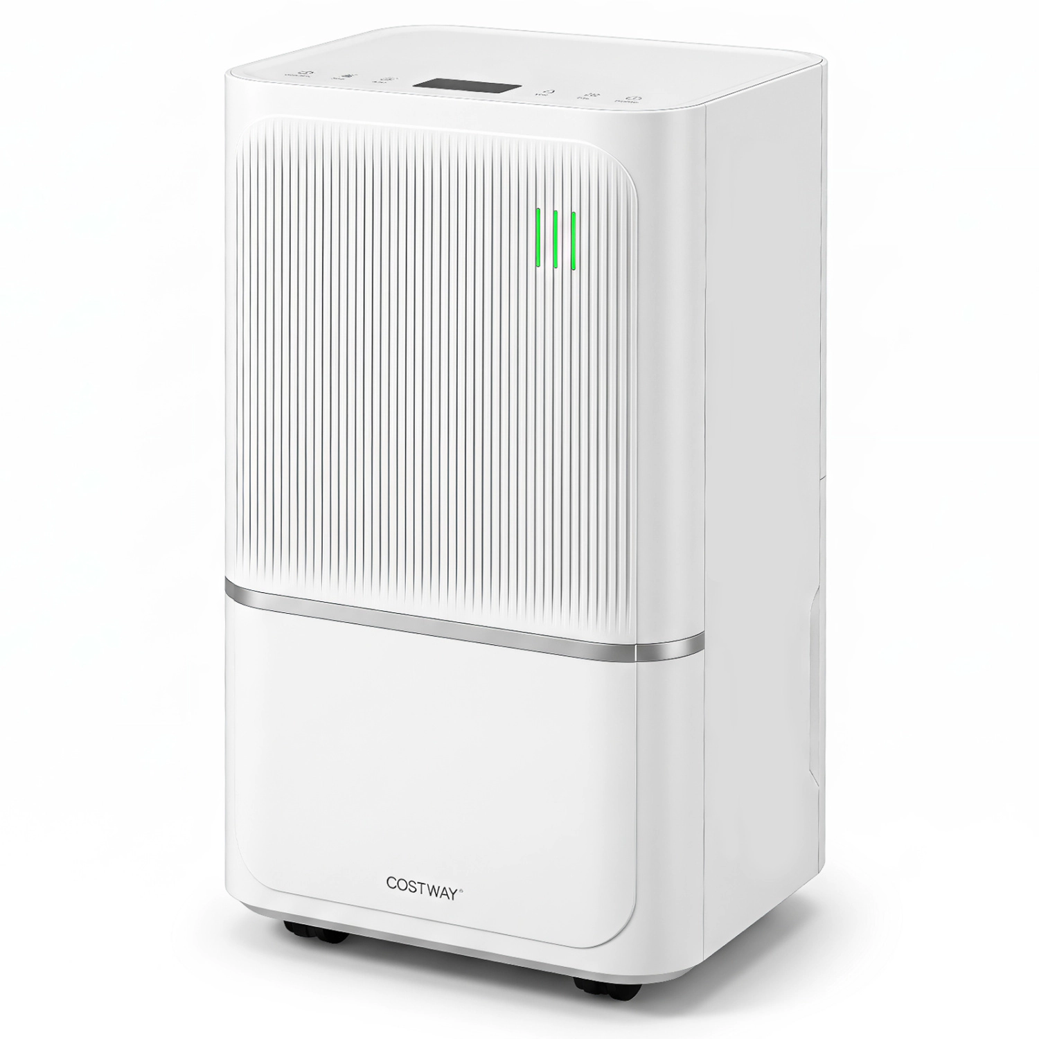 LJG 32 Pint Dehumidifier for Home with Drain Hose & Intelligent Control 2500 Sq.Ft