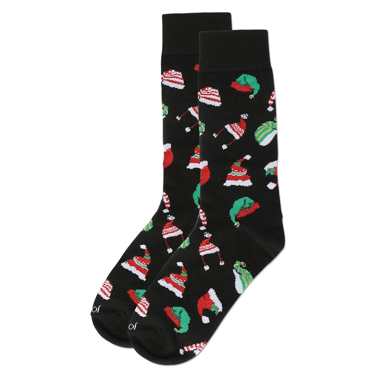 MeMoi Men's Santa Hats Christmas Crew Socks