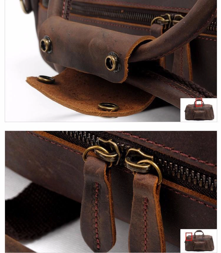 Steel Horse Leather Unisex The Asta Weekender | Handcrafted Leather Duffle Bag
