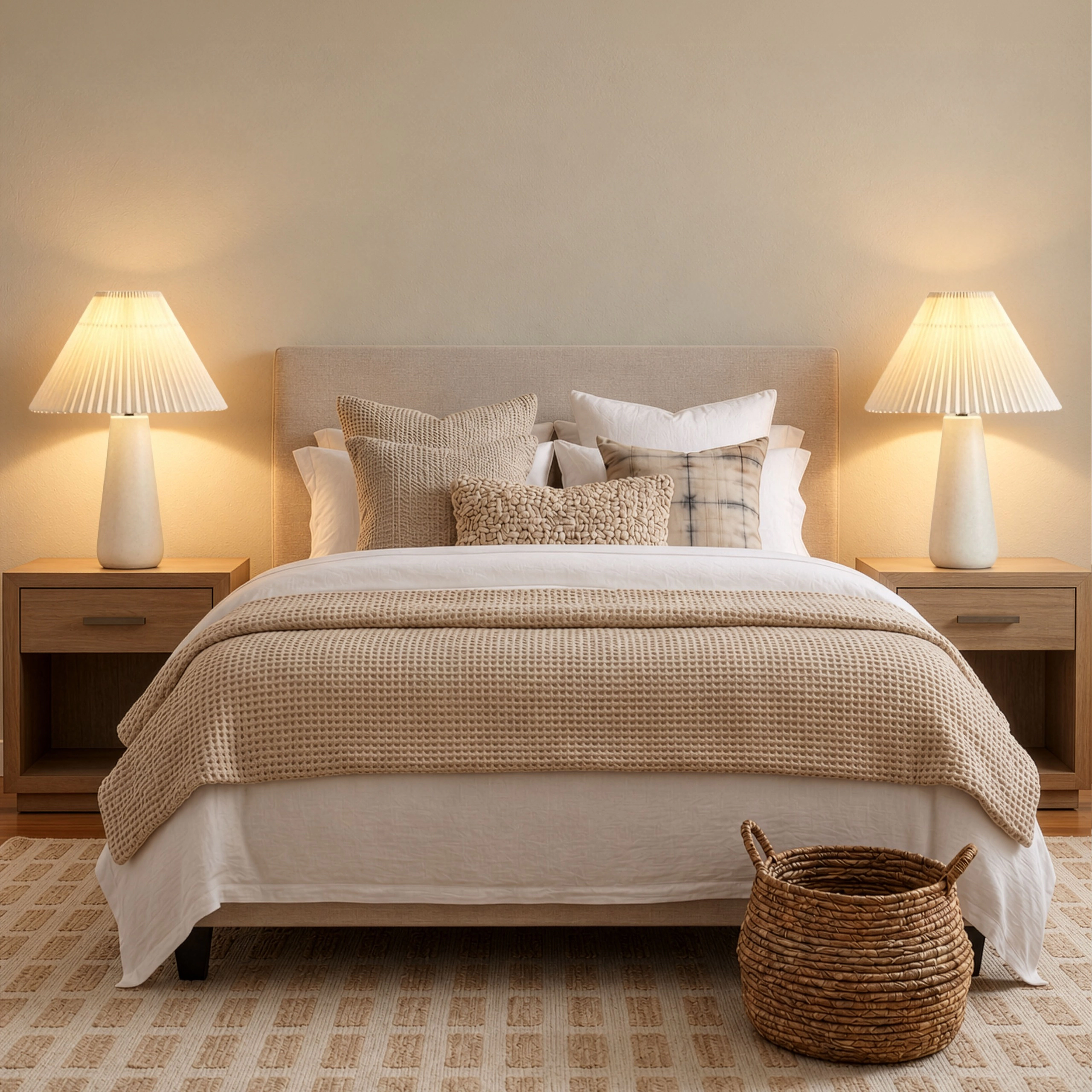 Brightech Gwen Pleated LED Table Lamp