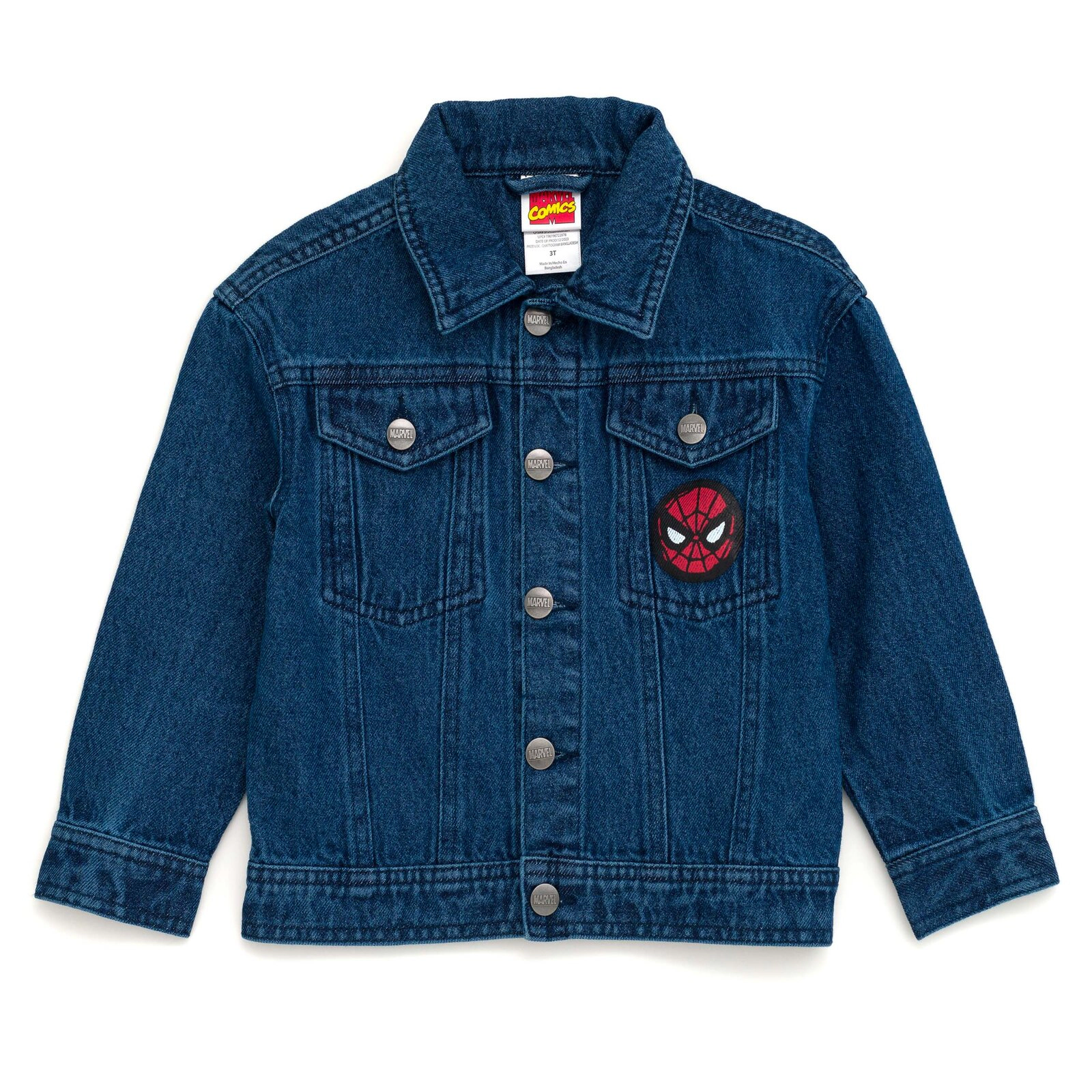 Marvel Spider-Man Boys' Denim Jacket