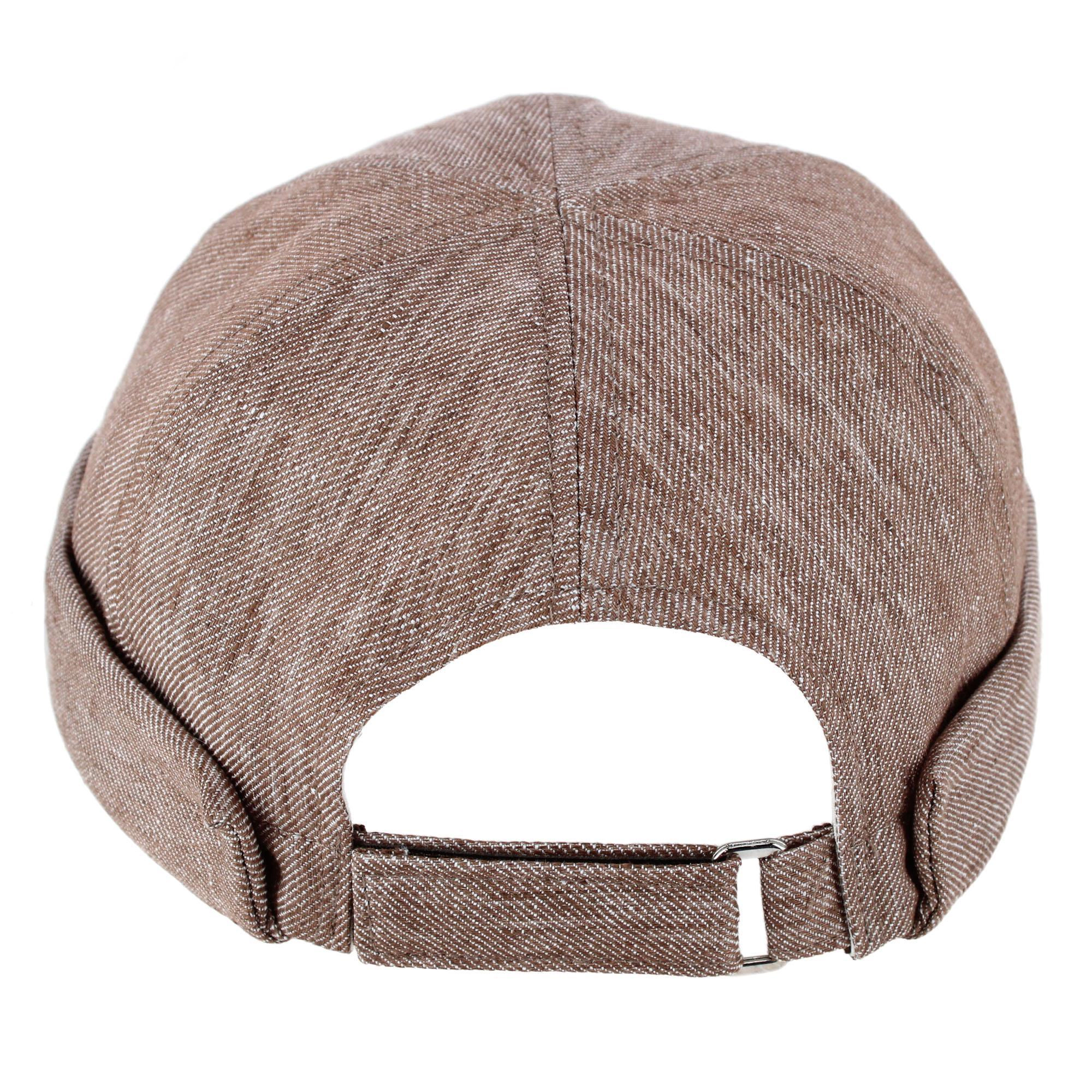 Wigens Men's Denim Linen Docker Cap