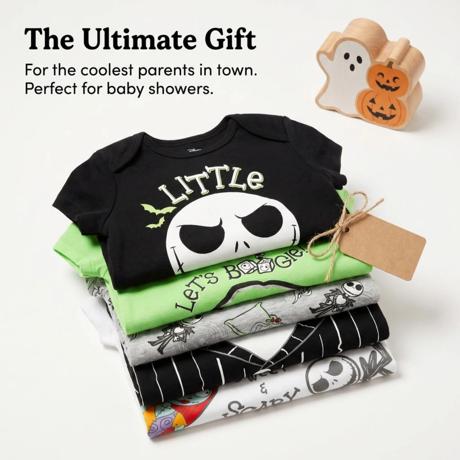 Disney Nightmare Before Christmas Baby 5-Pack Short Sleeve Bodysuits