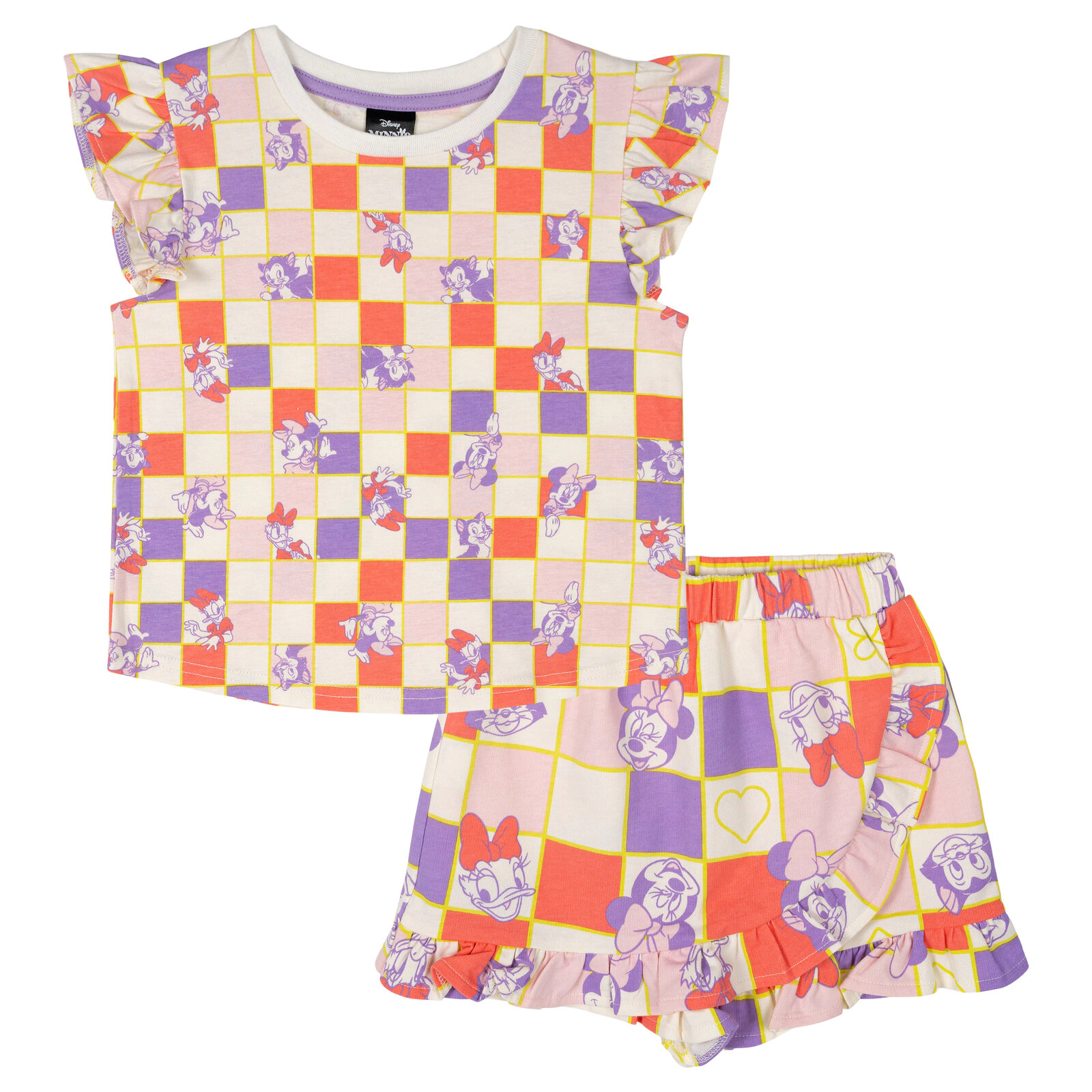 Disney Girls' 2-Piece T-Shirt and Skort Set
