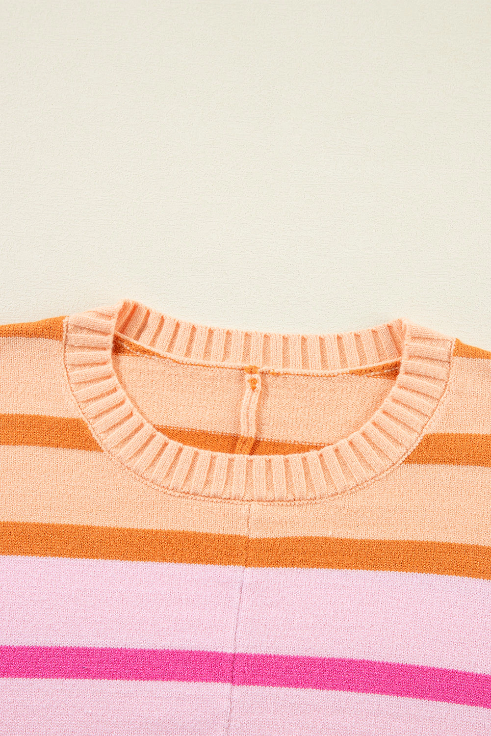 Threaded Pear Women's Sophia Ribbed Edge Loose Sweater