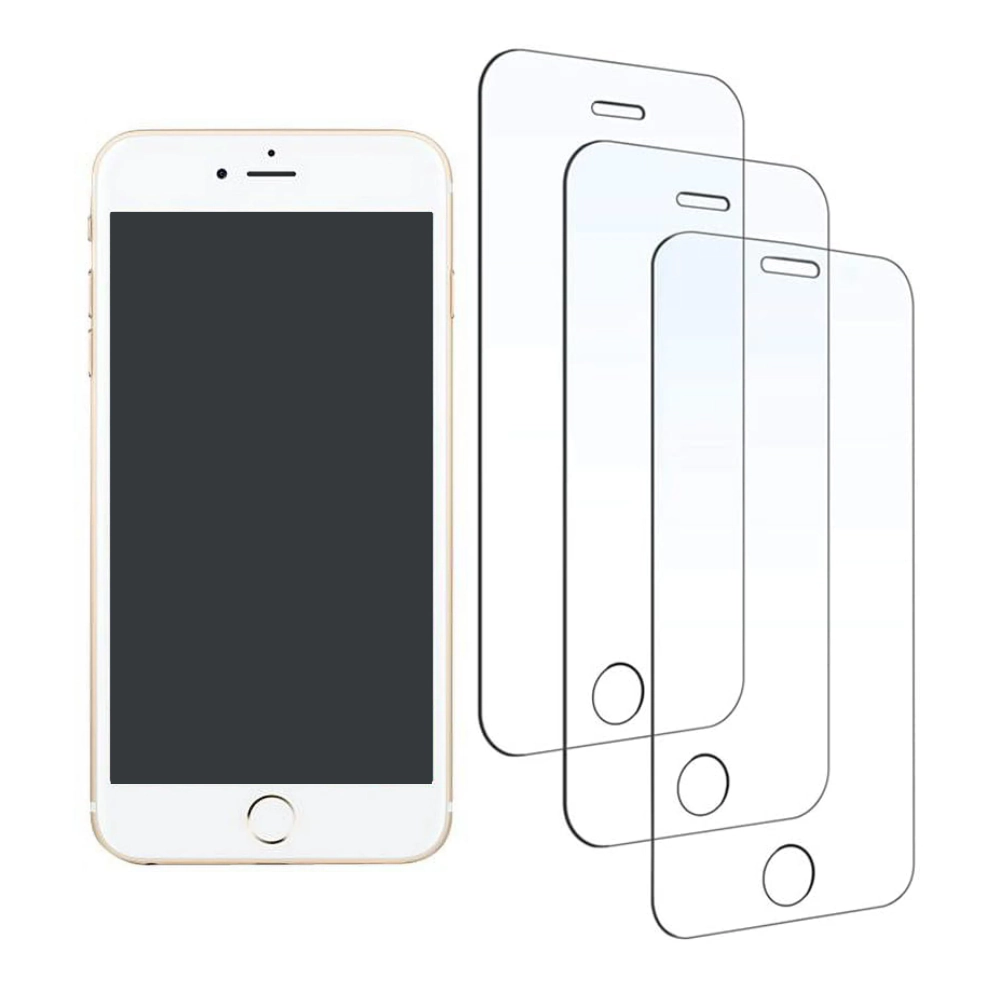 Qixxronics for iPhone SE 3 / SE 2 Screen Protector, [3-Pack] Tempered Glass Screen Protector Film 4.7"