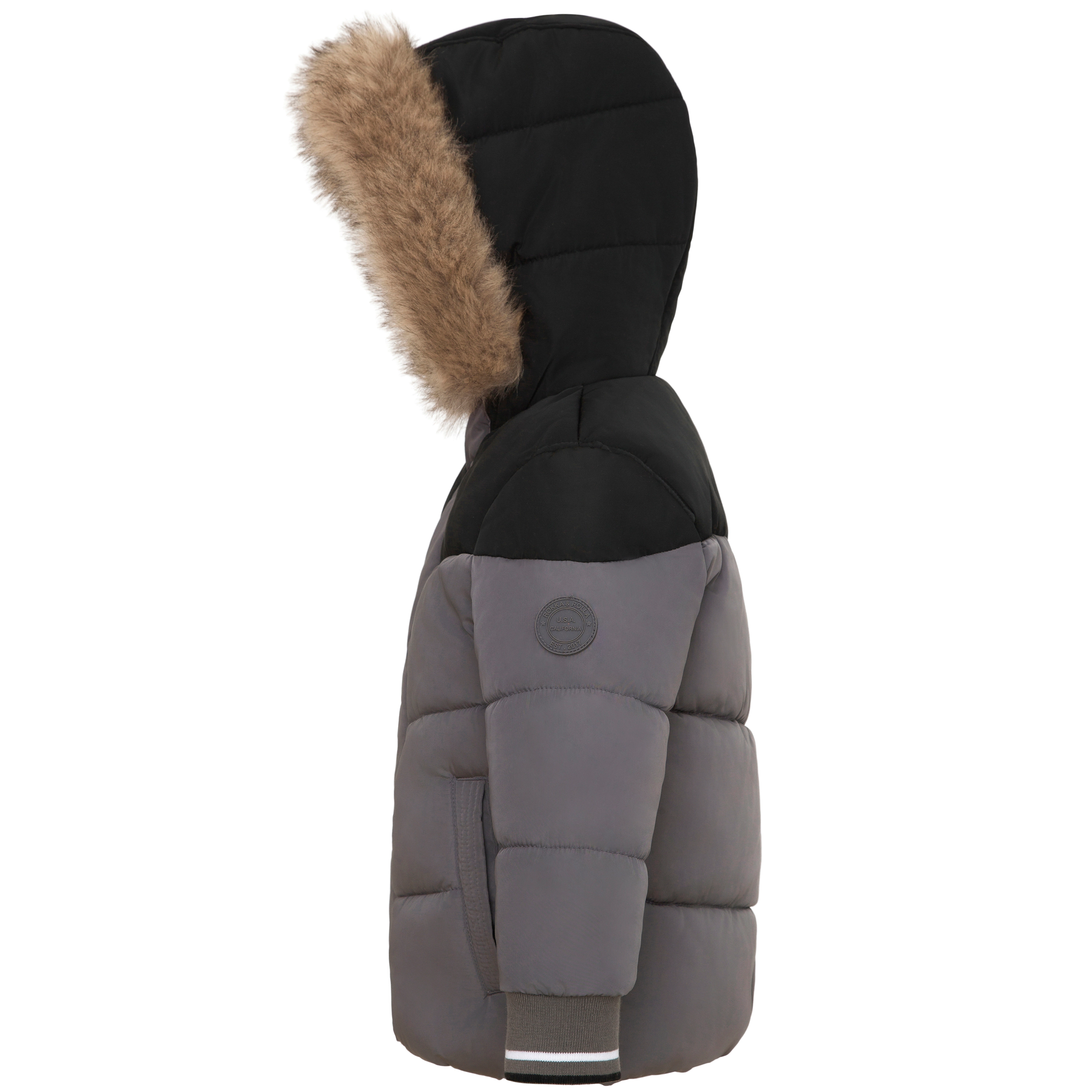 Rokka&Rolla Toddler Boys Heavy Winter Coat