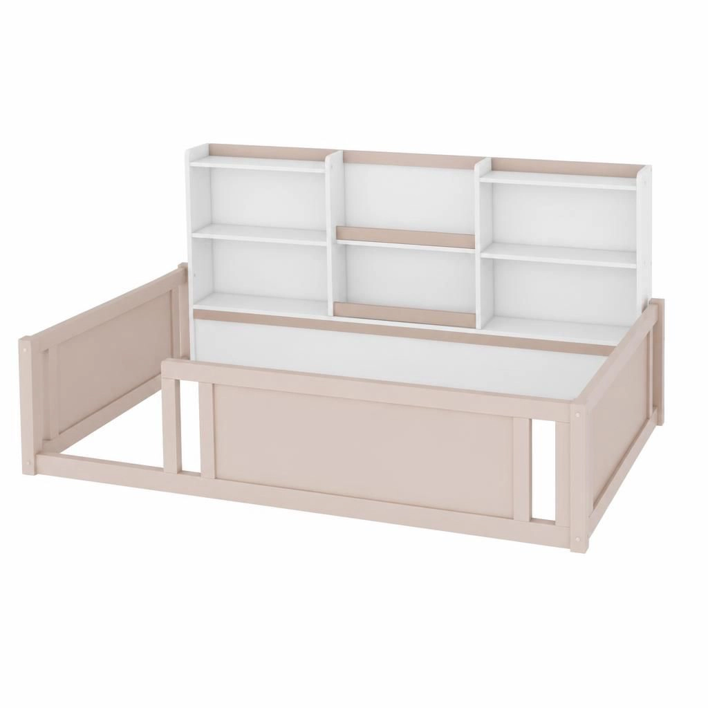 GOODSILO Twin Wooden Platform Bed Frame