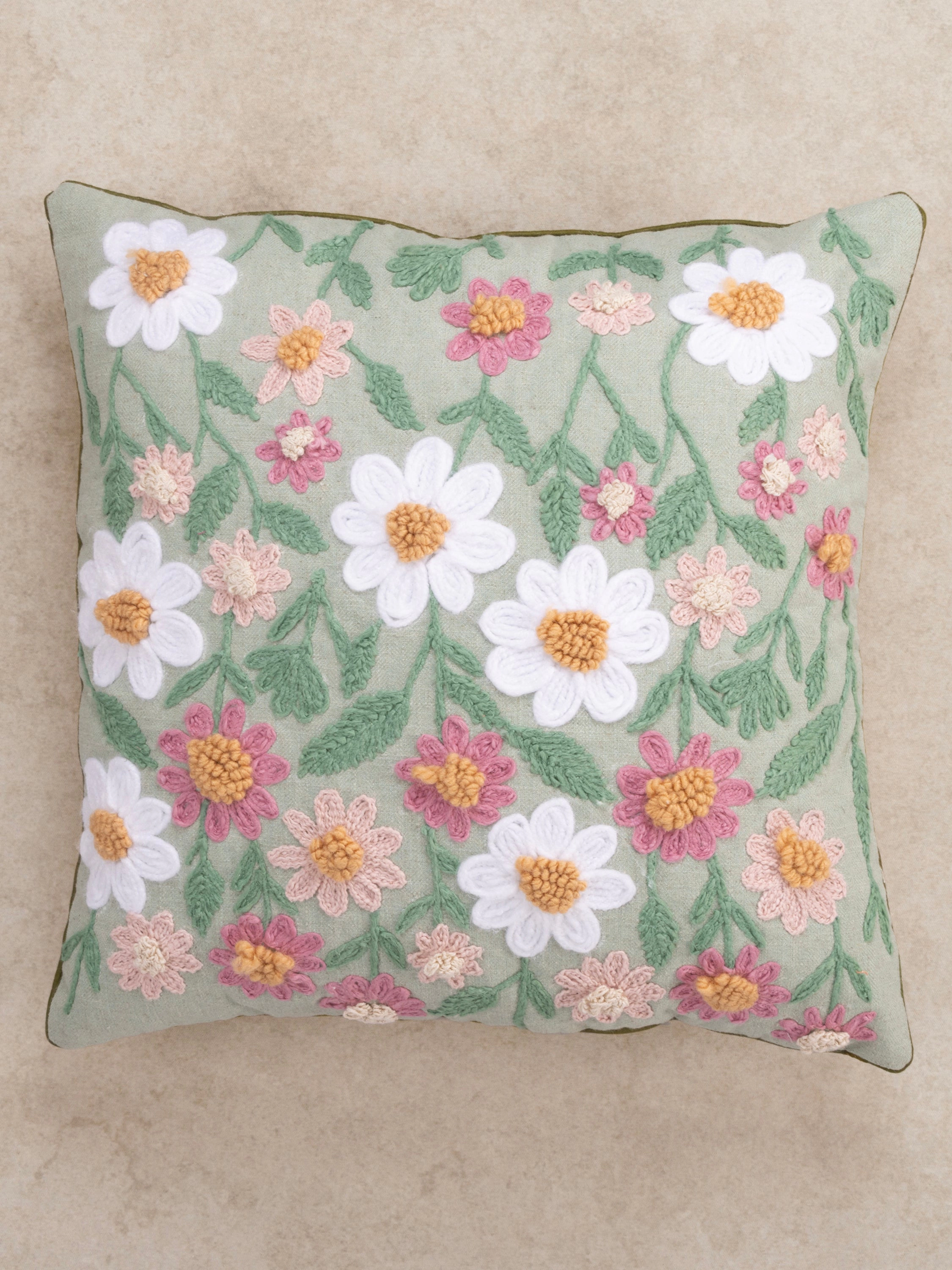 GAURI KOHLI Varanasi Throw Pillow 20"x20"