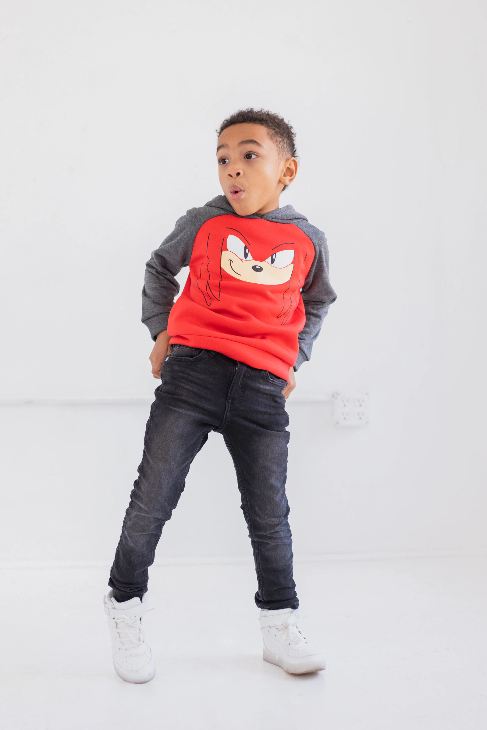 SEGA Sonic the Hedgehog Fleece Pullover Hoodie