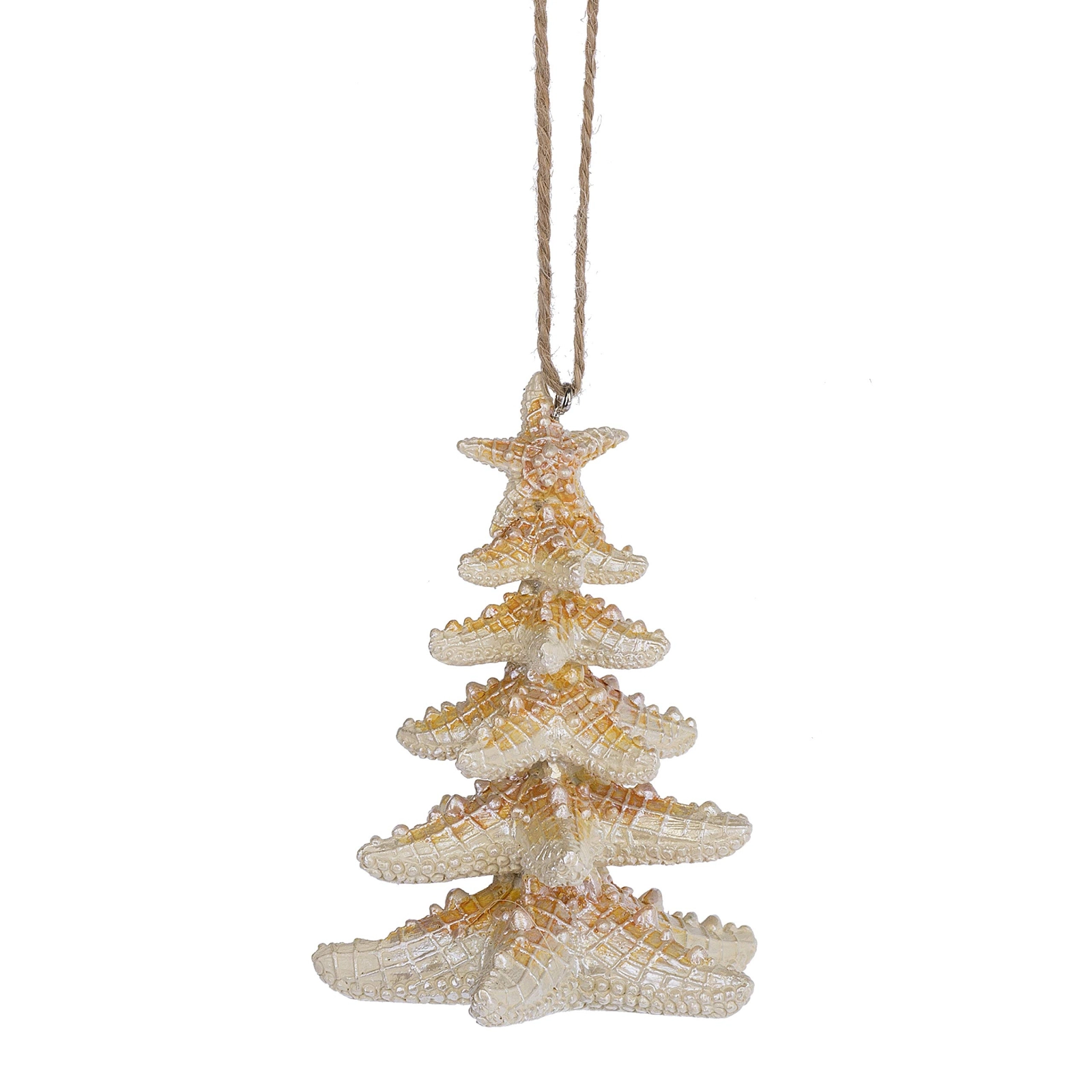 Ganz Starfish Tree Natural Brown 4 x 3 Resin Stone Decorative Hanging Ornament