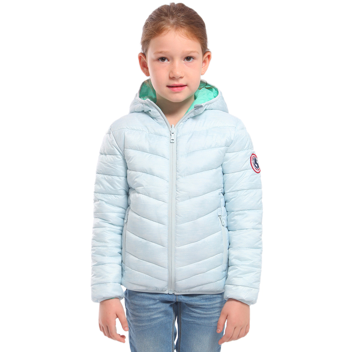 Rokka&Rolla Little & Big Kid Girls Reversible Lightweight Puffer Jacket