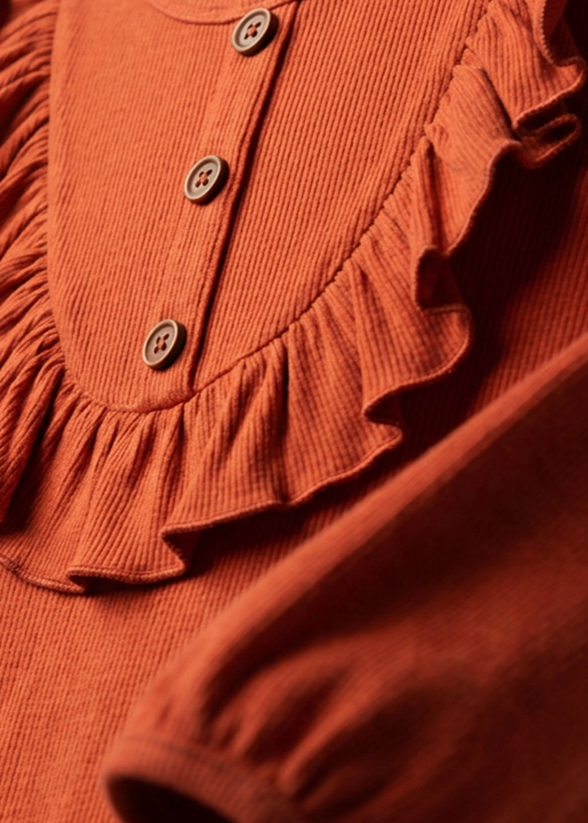 Isobella and Chloe Hopes & Dreams Knit Dress - Orange