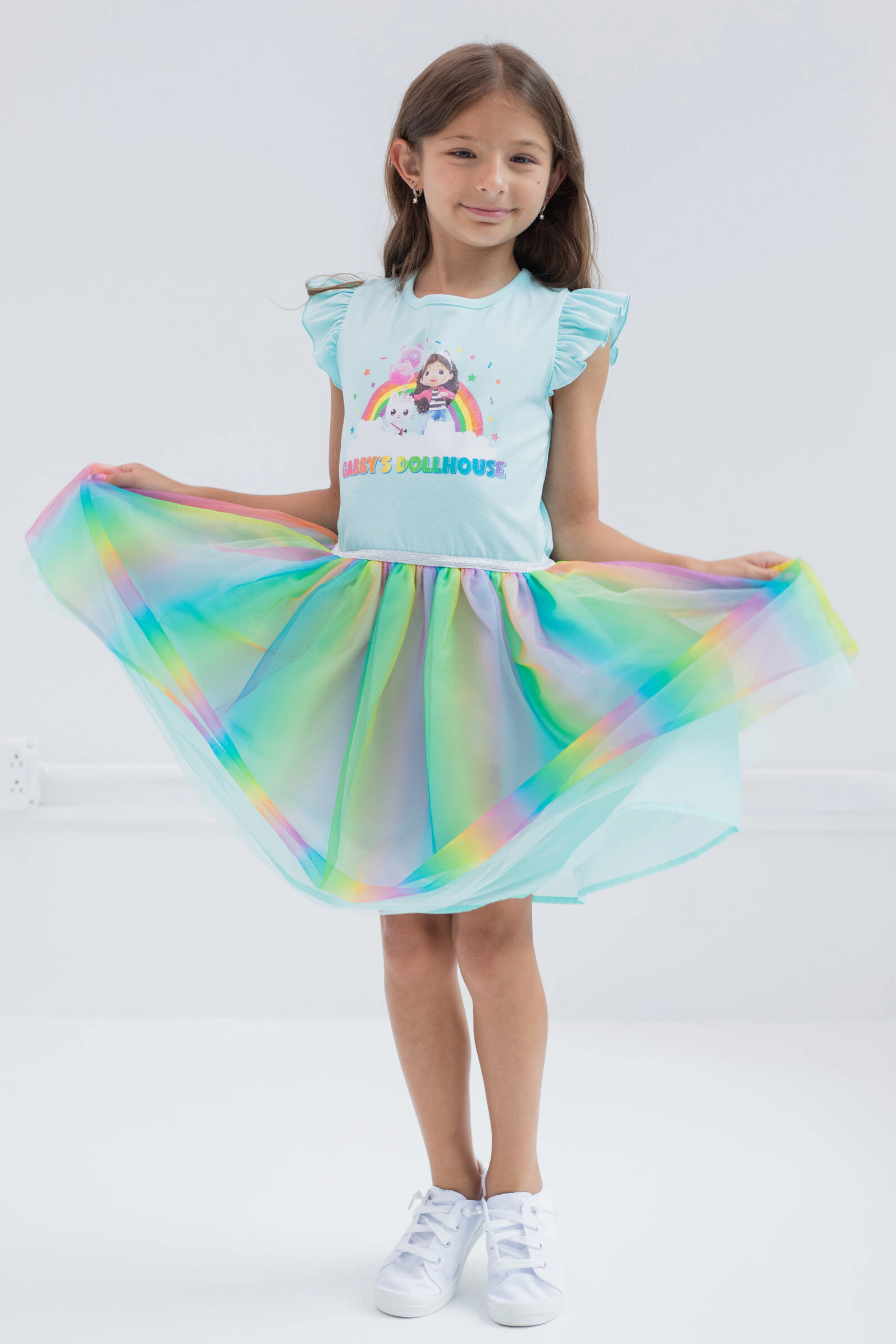 Dreamworks Gabby's Dollhouse Girls' Sleeveless Tutu Dress