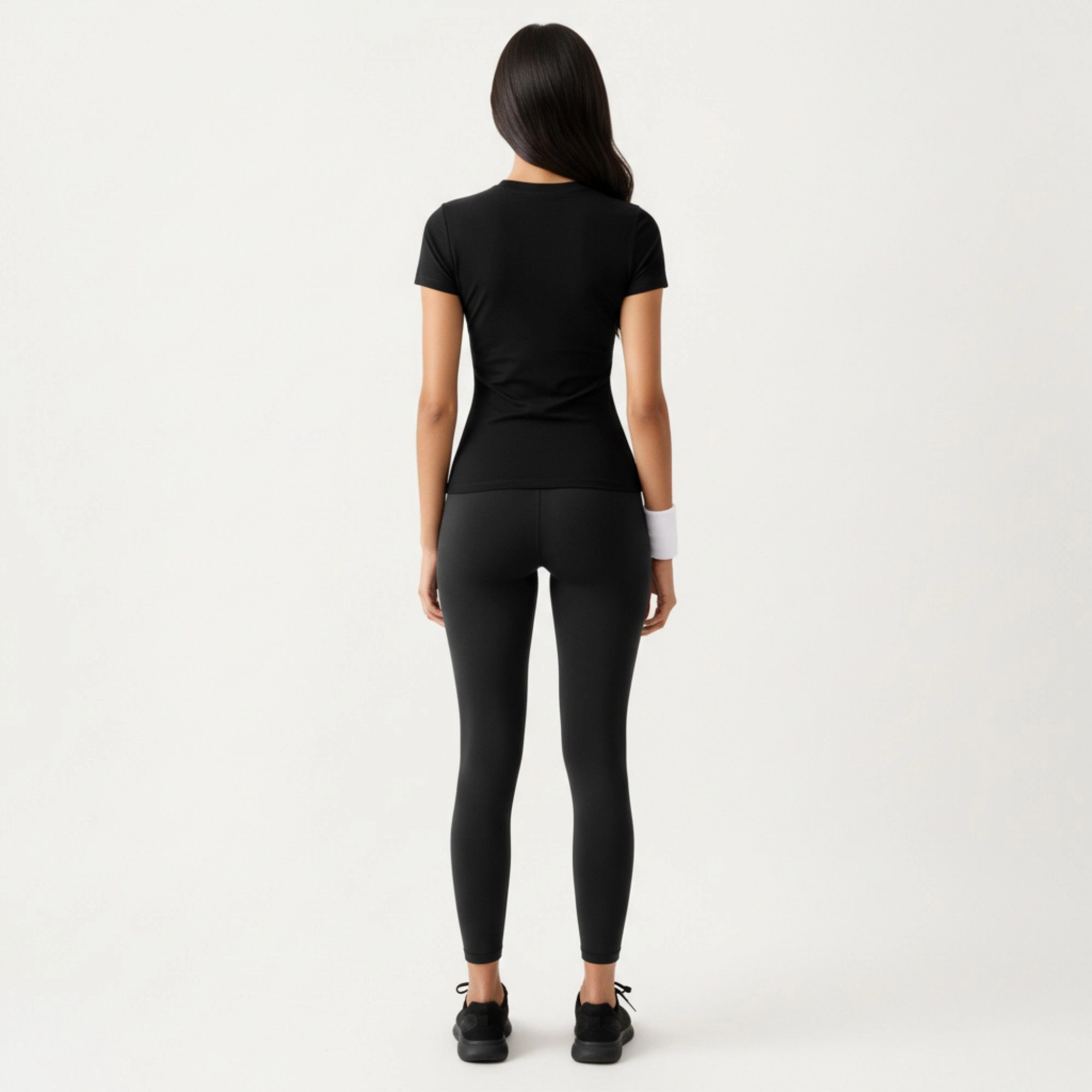 Anna-Kaci Women's Short Sleeve Fitted Active T-Shirt with Crew Neck and Stretch Performance Fabric