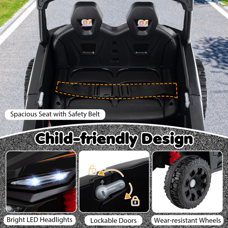 Hivvago 12V Battery Powered Ride On Tractor with Parent Remote Control