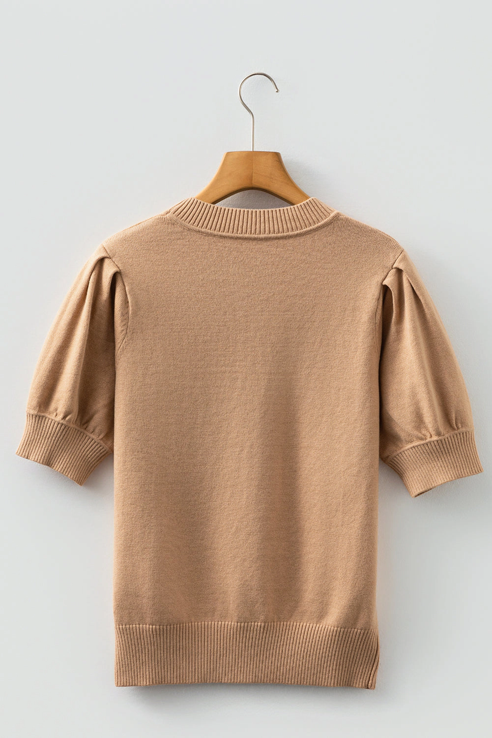 Threaded Pear Women's Jasmine Short Puff Sleeve Sweater
