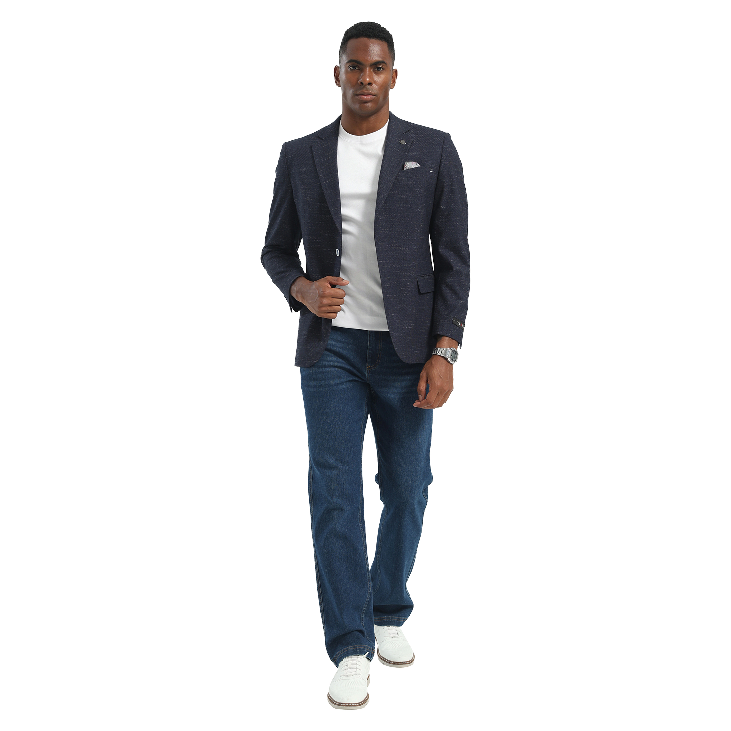 Tazzio Mens Textured Sport Coat, Business and Casual