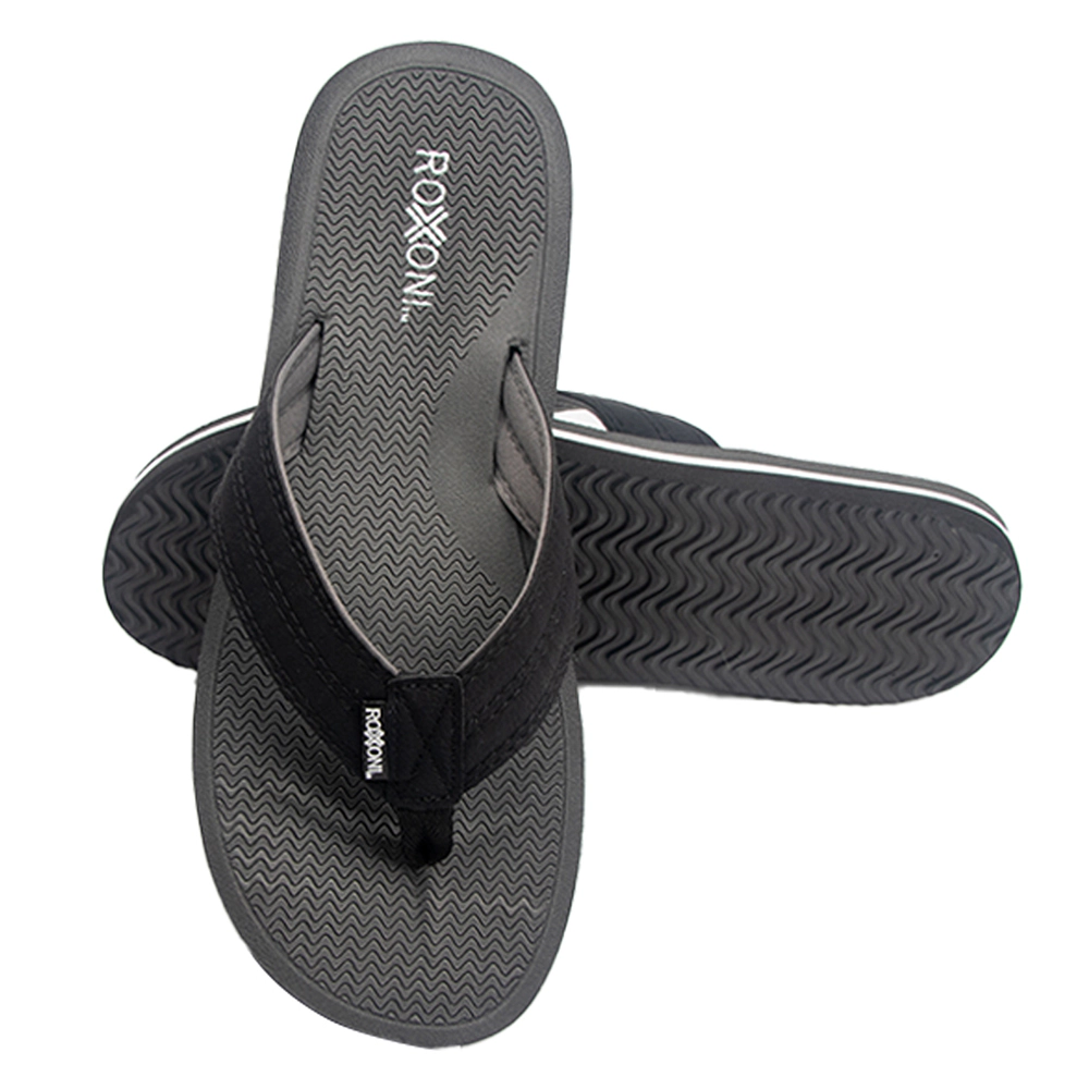 Roxoni Men's Lightweight Outdoor/Indoor Summer Slippers