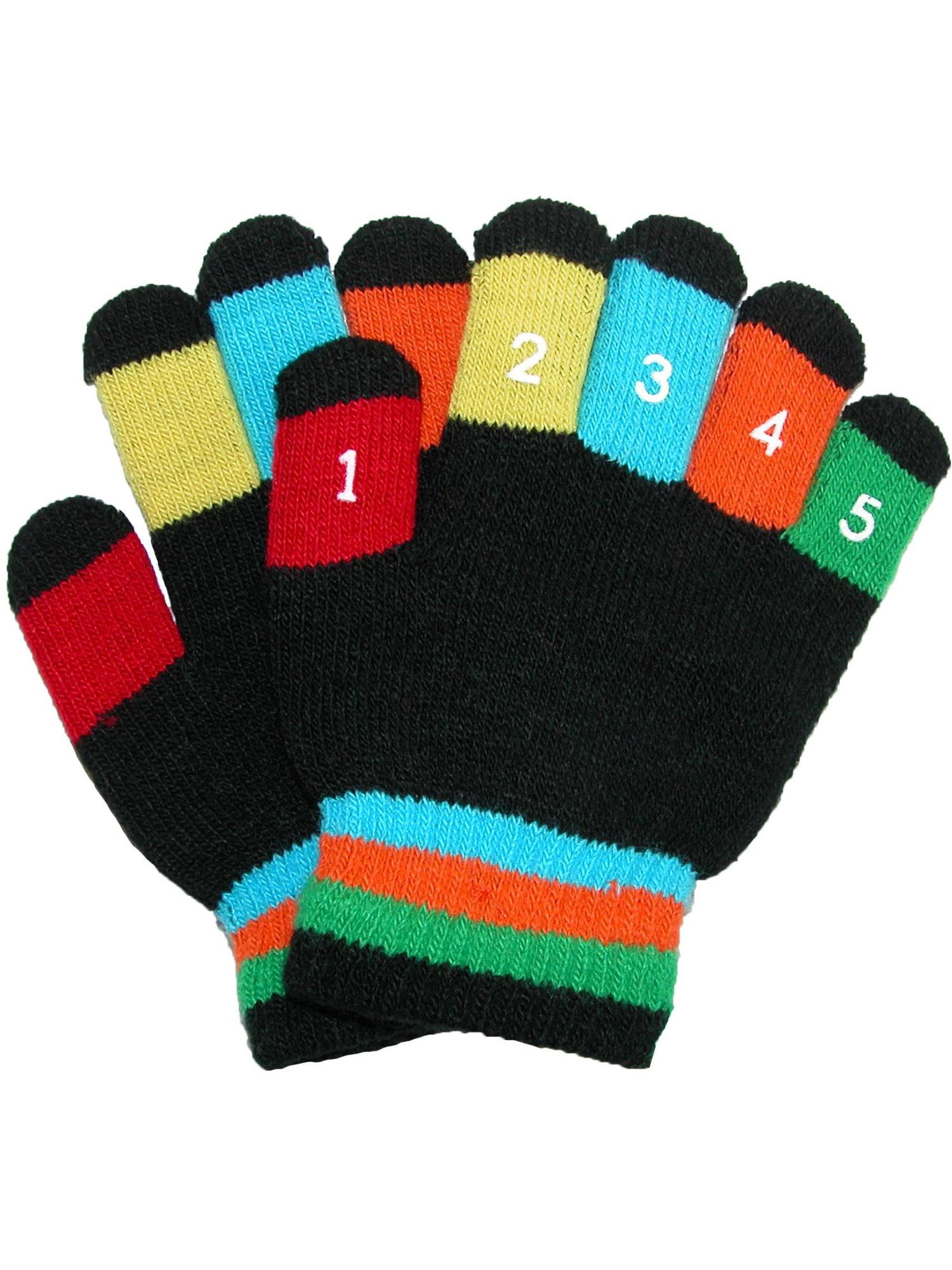 Grand Sierra Toddler 2-4T Knit Stretch Counting Gloves