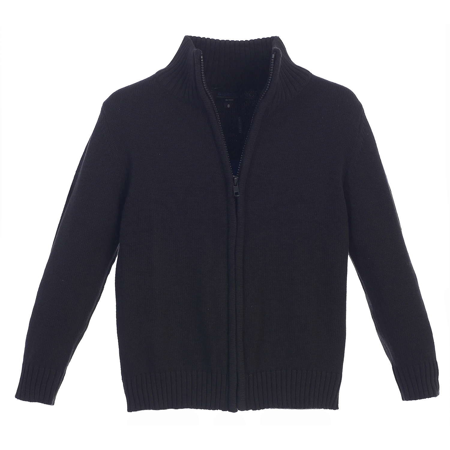Gioberti Boy's Knitted Full Zip 100% Cotton Cardigan Sweater