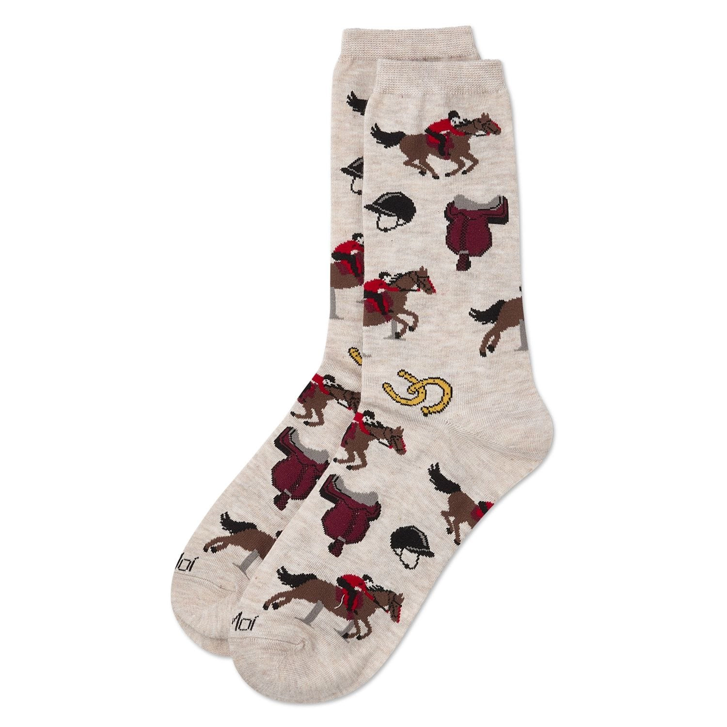 MeMoi Women's Equestrian Rayon From Bamboo Crew Socks