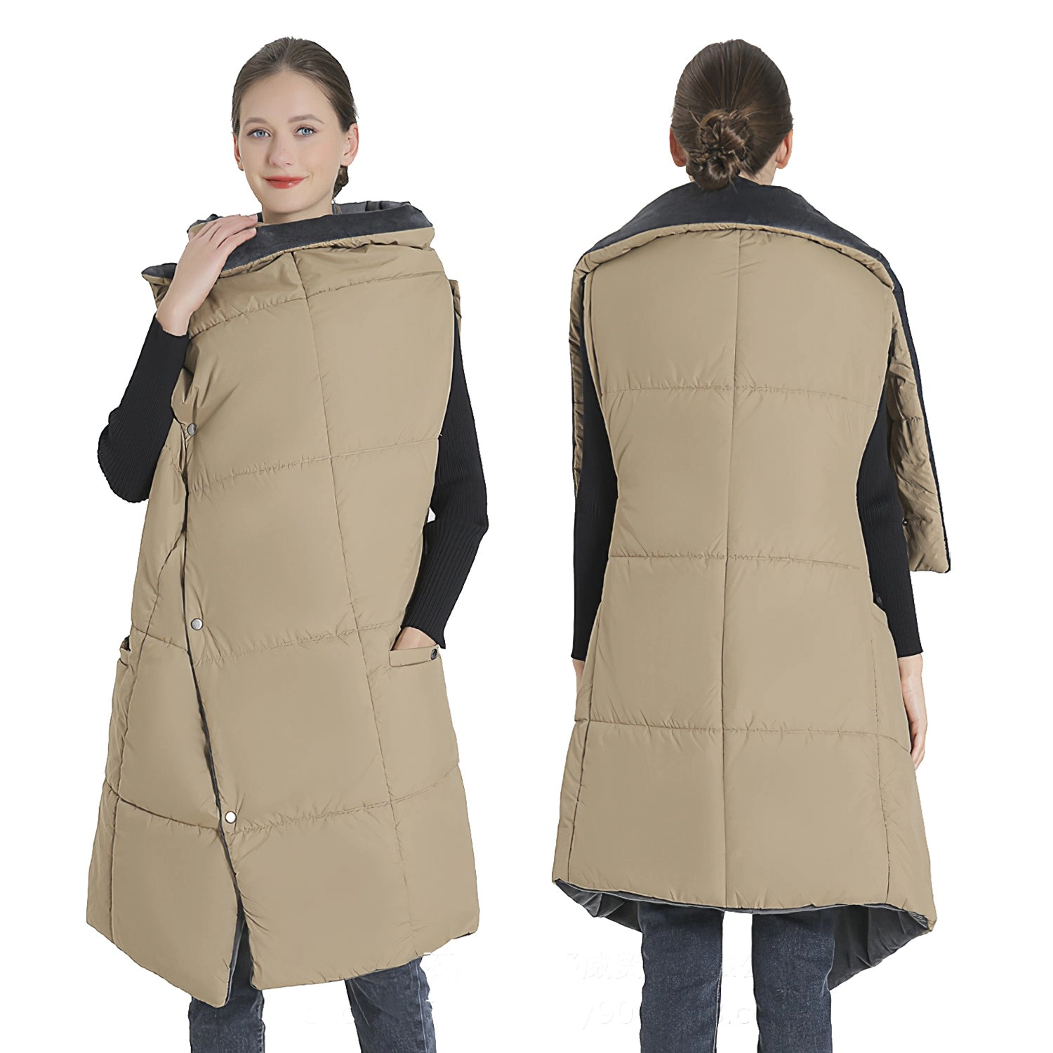 GBruno USB Heated Blanket Shawl With Arm Holes