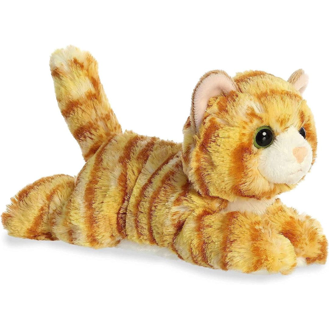 Aurora Mini Flopsie Ginger Cat 8-Inch Stuffed Animal Plush