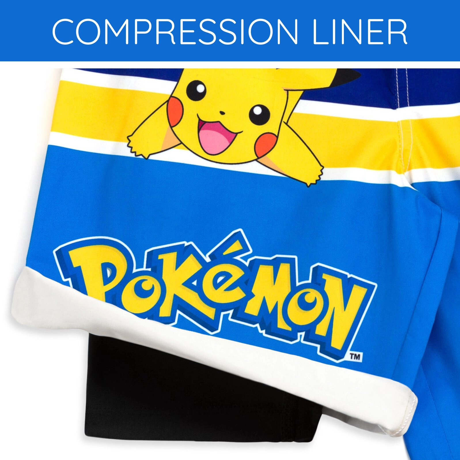 Pokemon Boys' Swimwear Swim Trunks