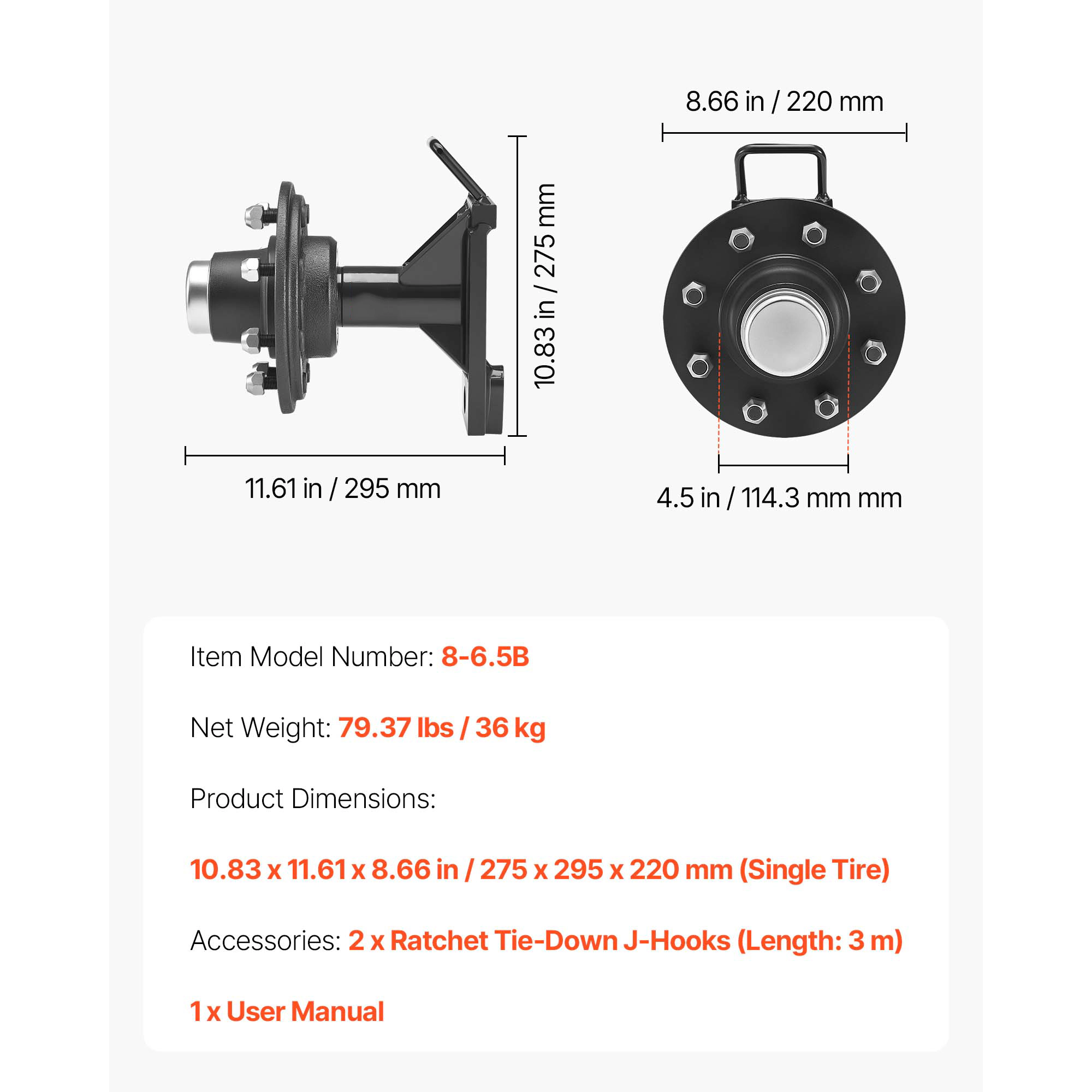 HONGGE Heavy Duty Shipping Container Wheels Kit with Ratchet Tie Down Axle Moves 20 ft - 40 ft Secure Transport for