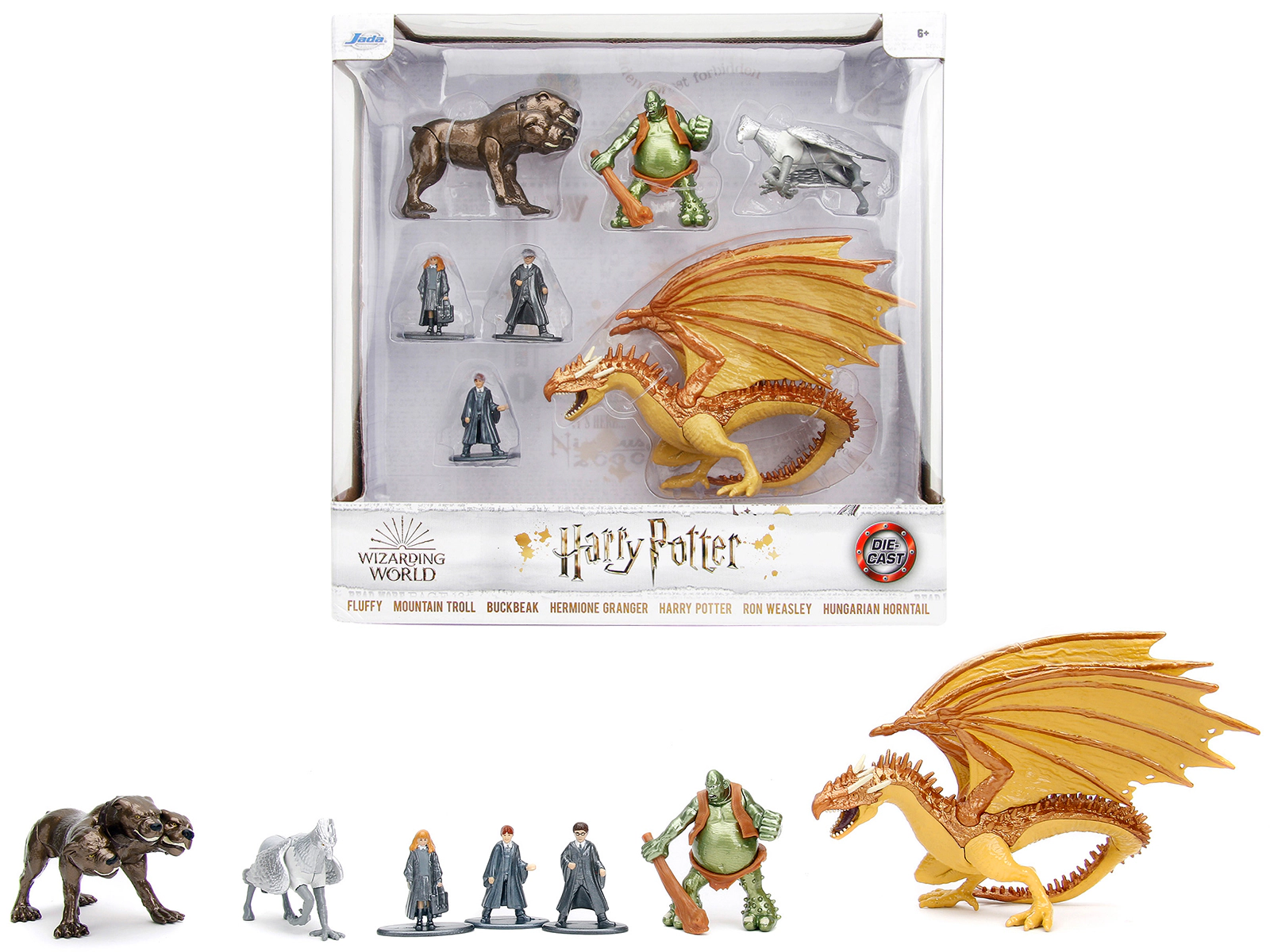 Jada "Harry Potter Wizarding World" Set of 7 Diecast Figures by Jada