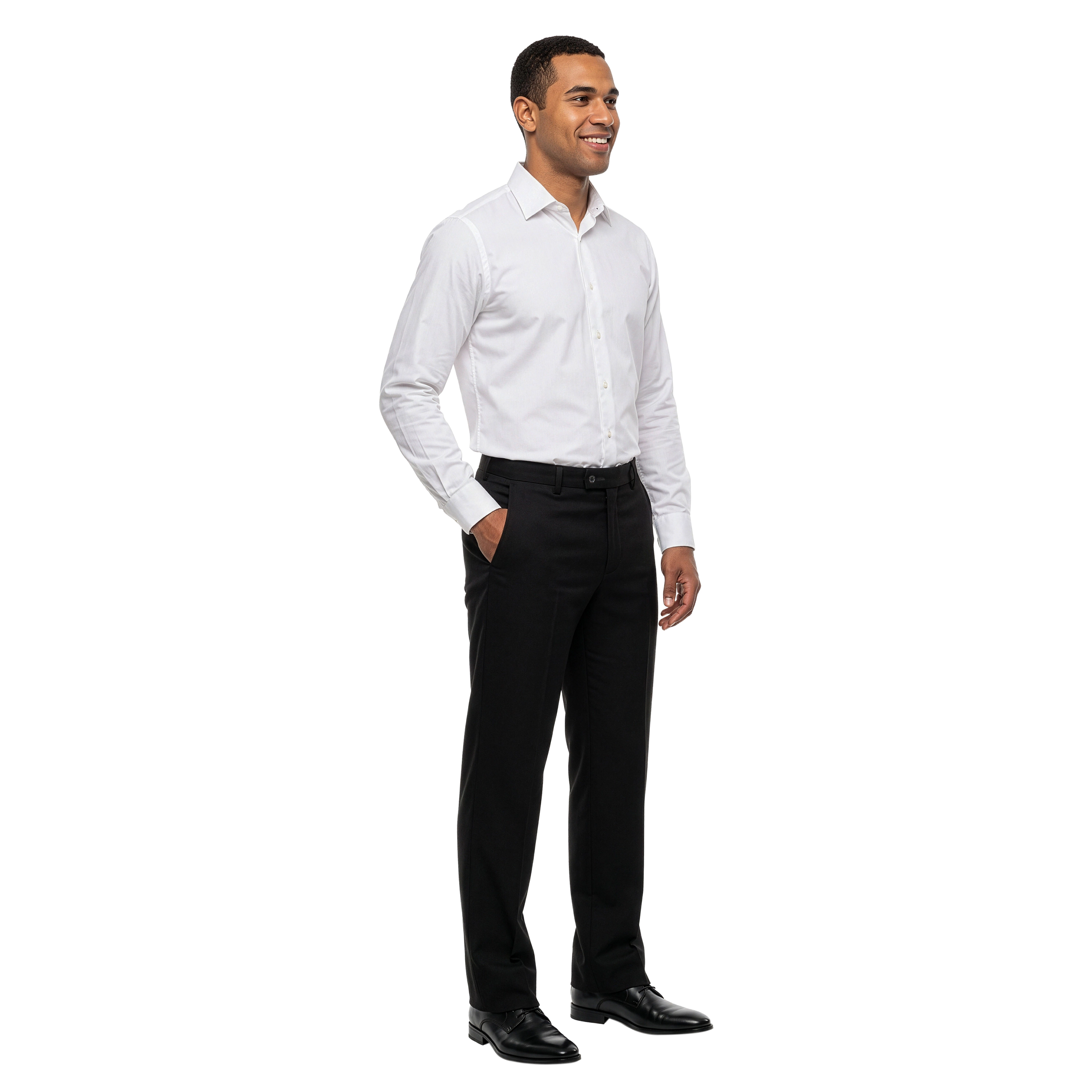 Demantie Hemmed Men's Modern Fit Straight Leg Dress Pants Only