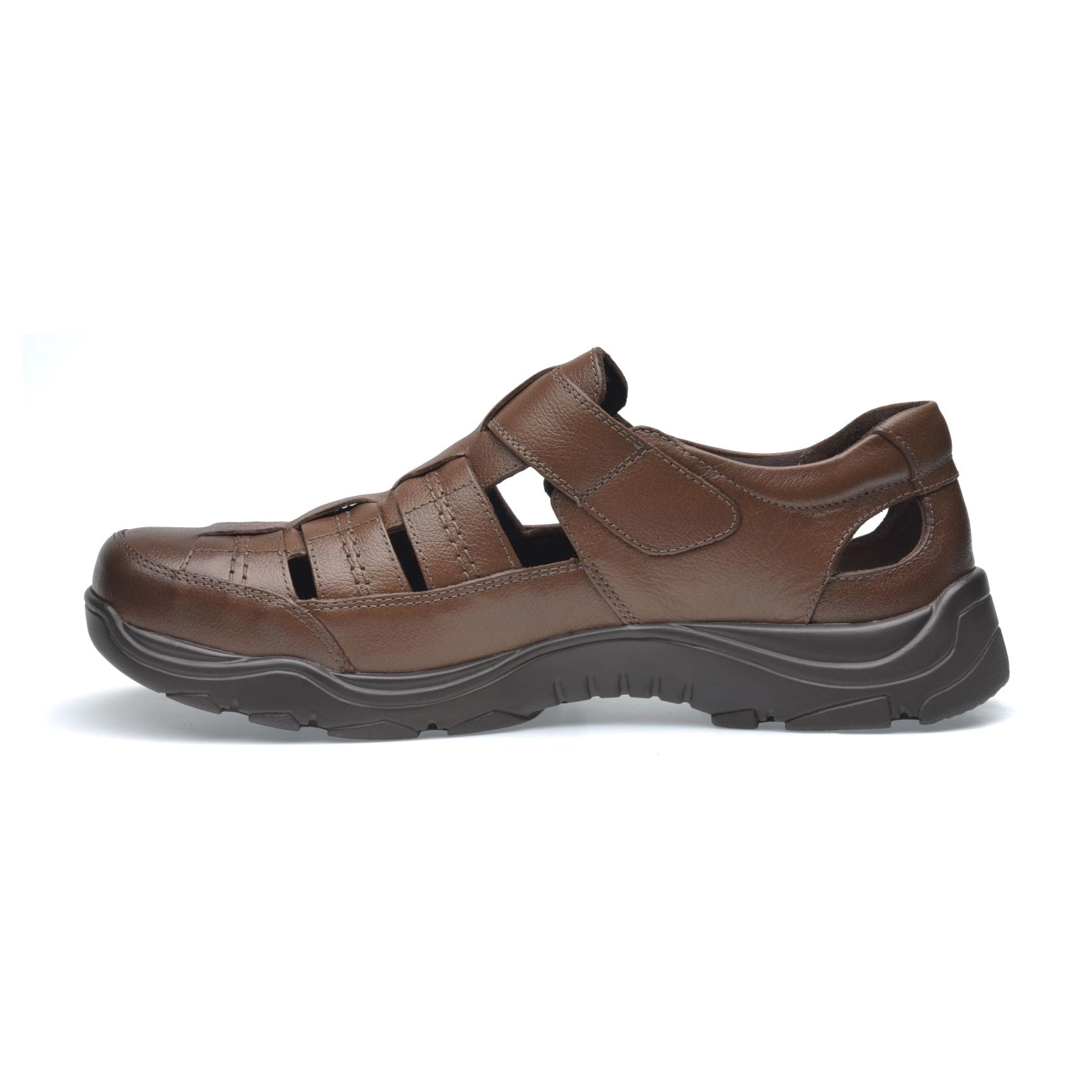 Pazstor Men's Closed-Toe Leather Fisherman Sandals John