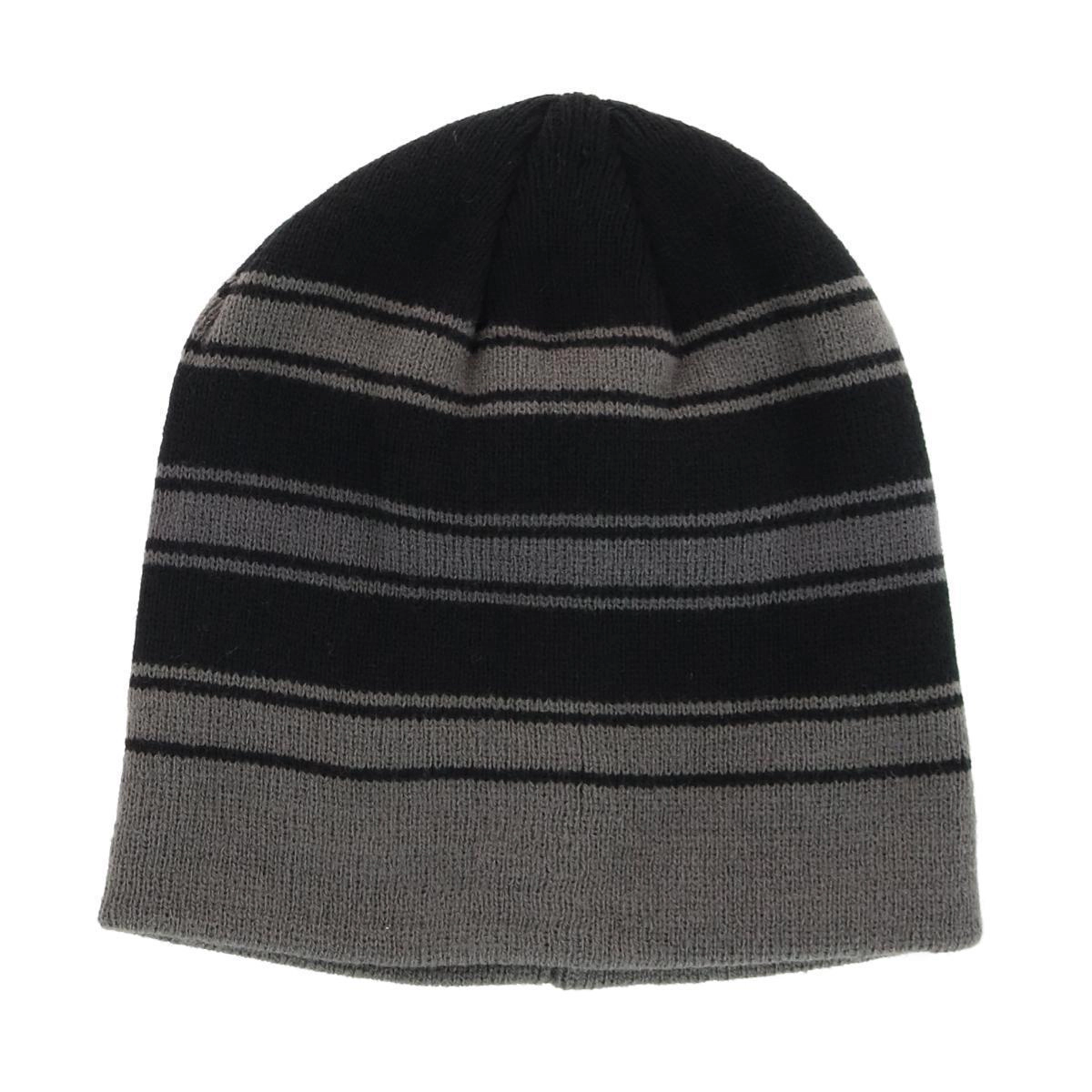 Grand Sierra Kids' 8-12 Striped 2-Piece Winter Beanie and Glove Set