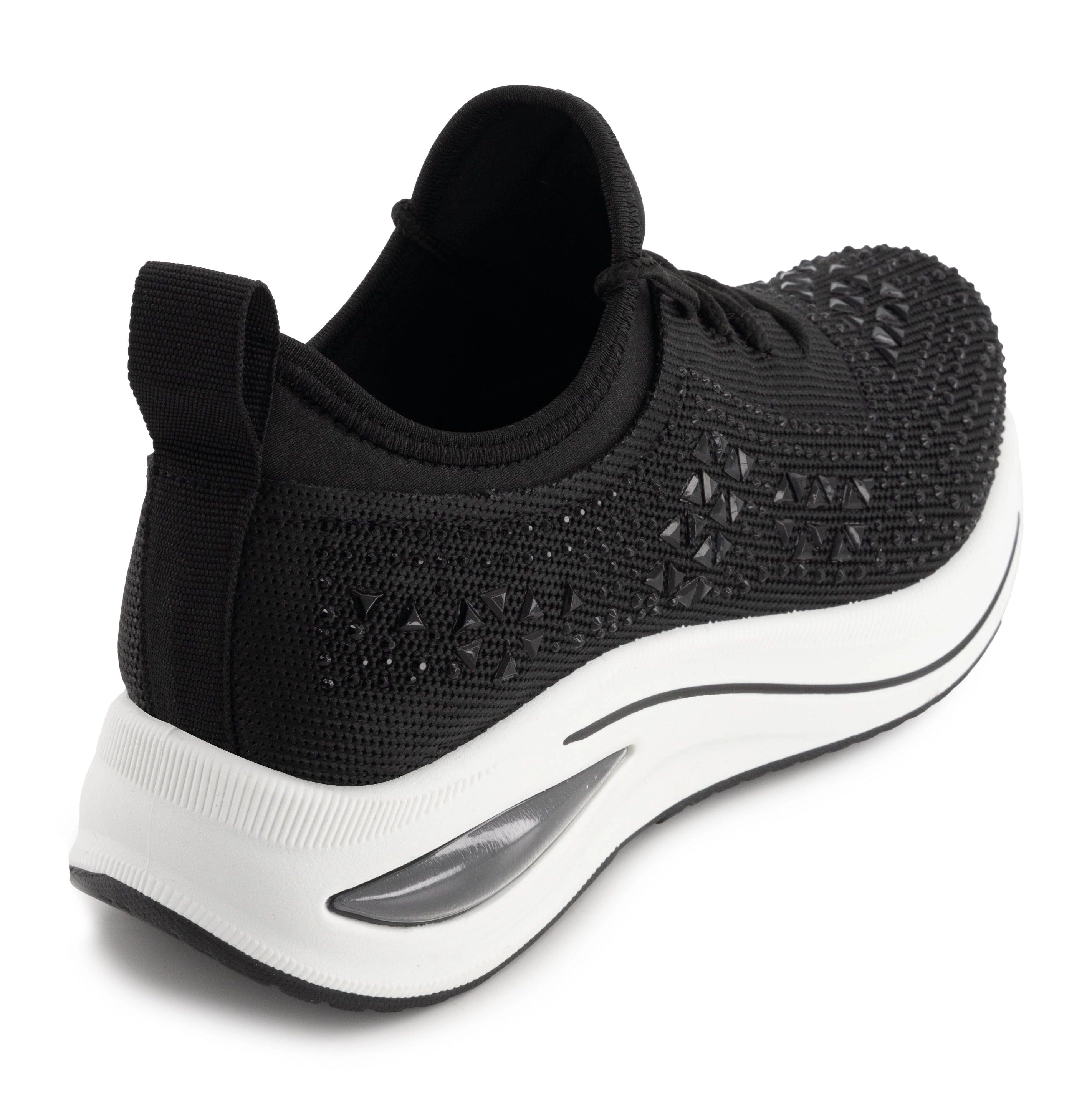 Andrea Womens Stylish Knit Sneakers For Everyday Wear