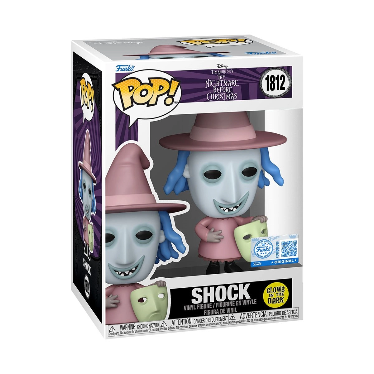 Funko Pop! Nightmare Before Christmas: Shock #1812 Glows in the Dark